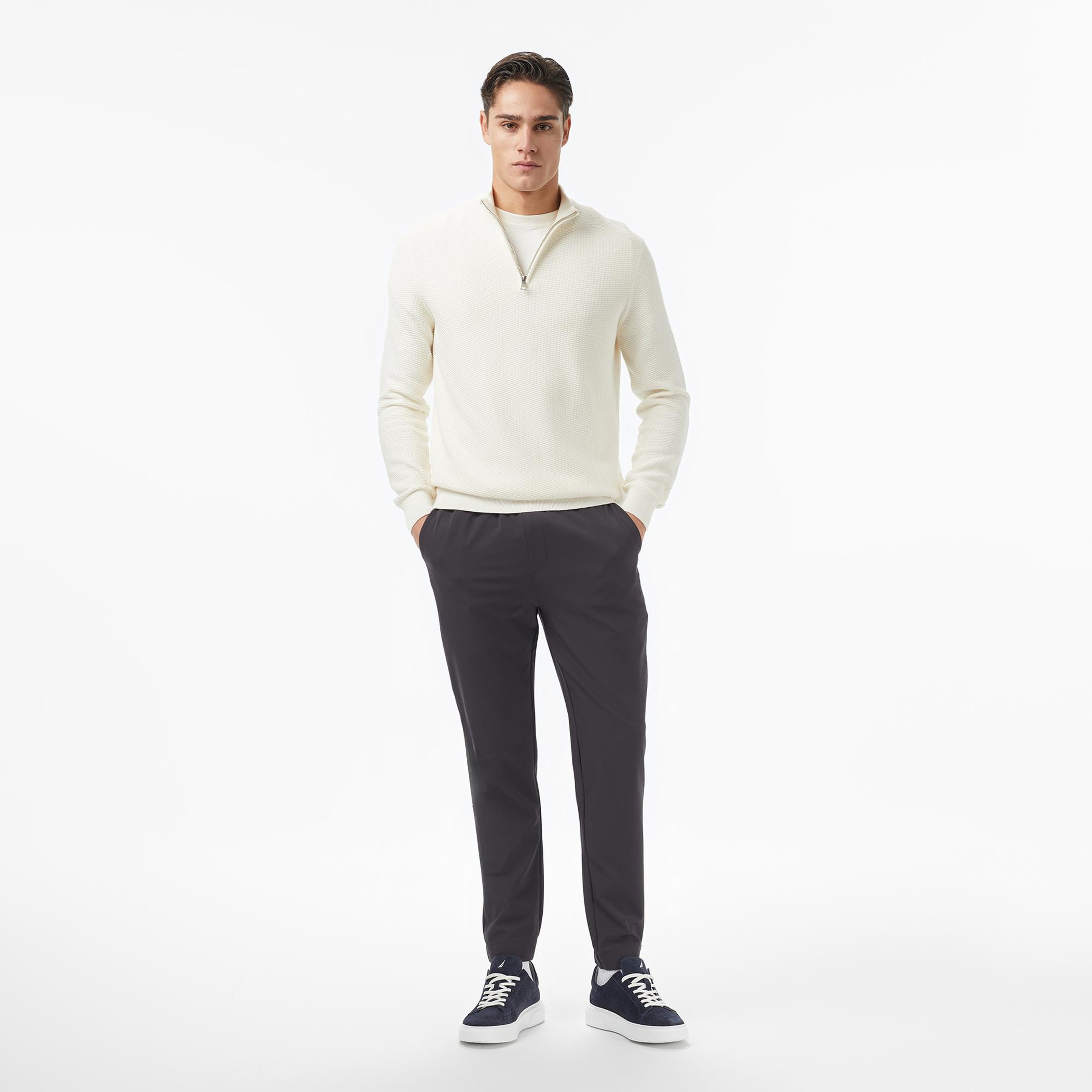Nautica Erkek Gri Classic Fit Eşofman Altı