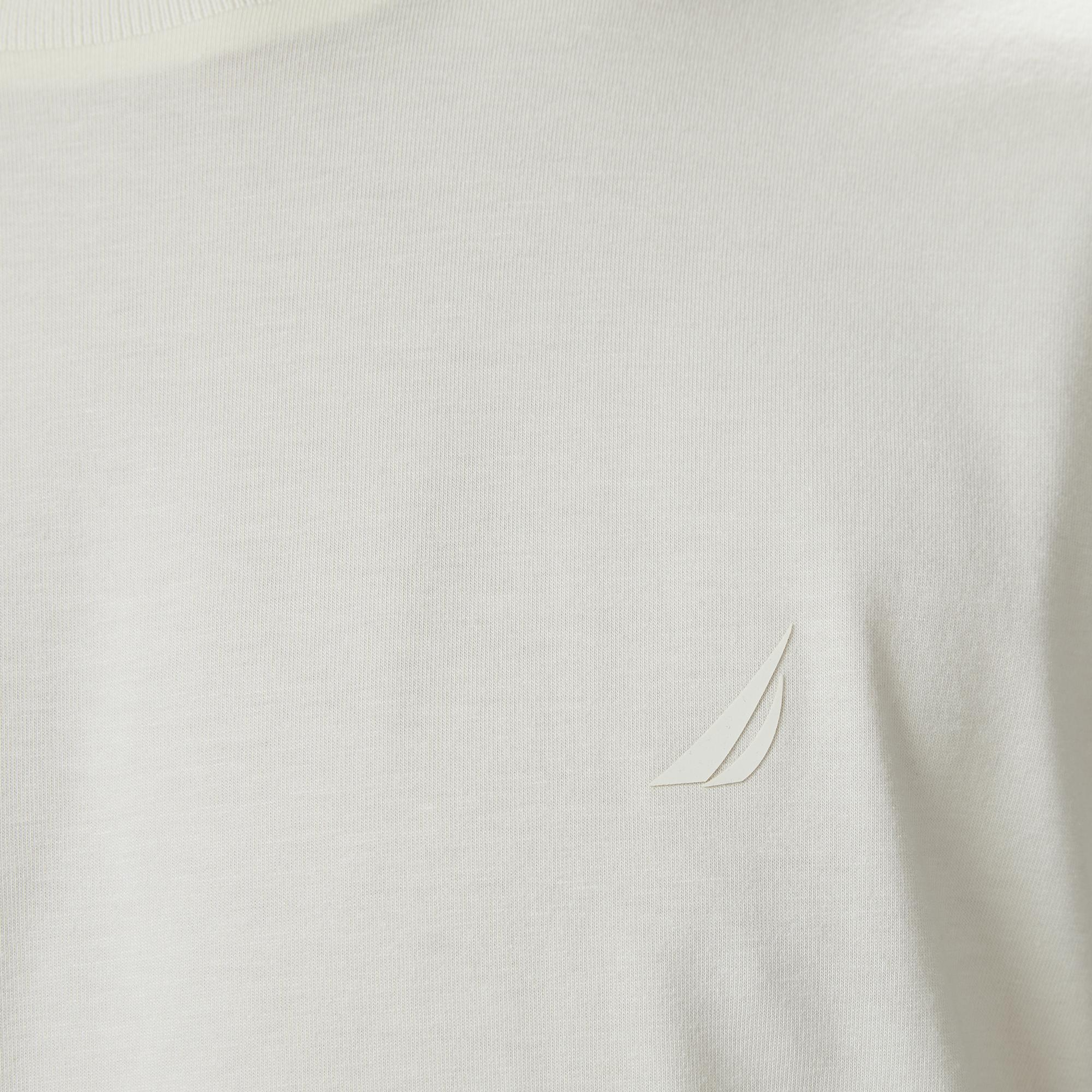 Nautica Erkek Krem Regular Fit T-Shirt