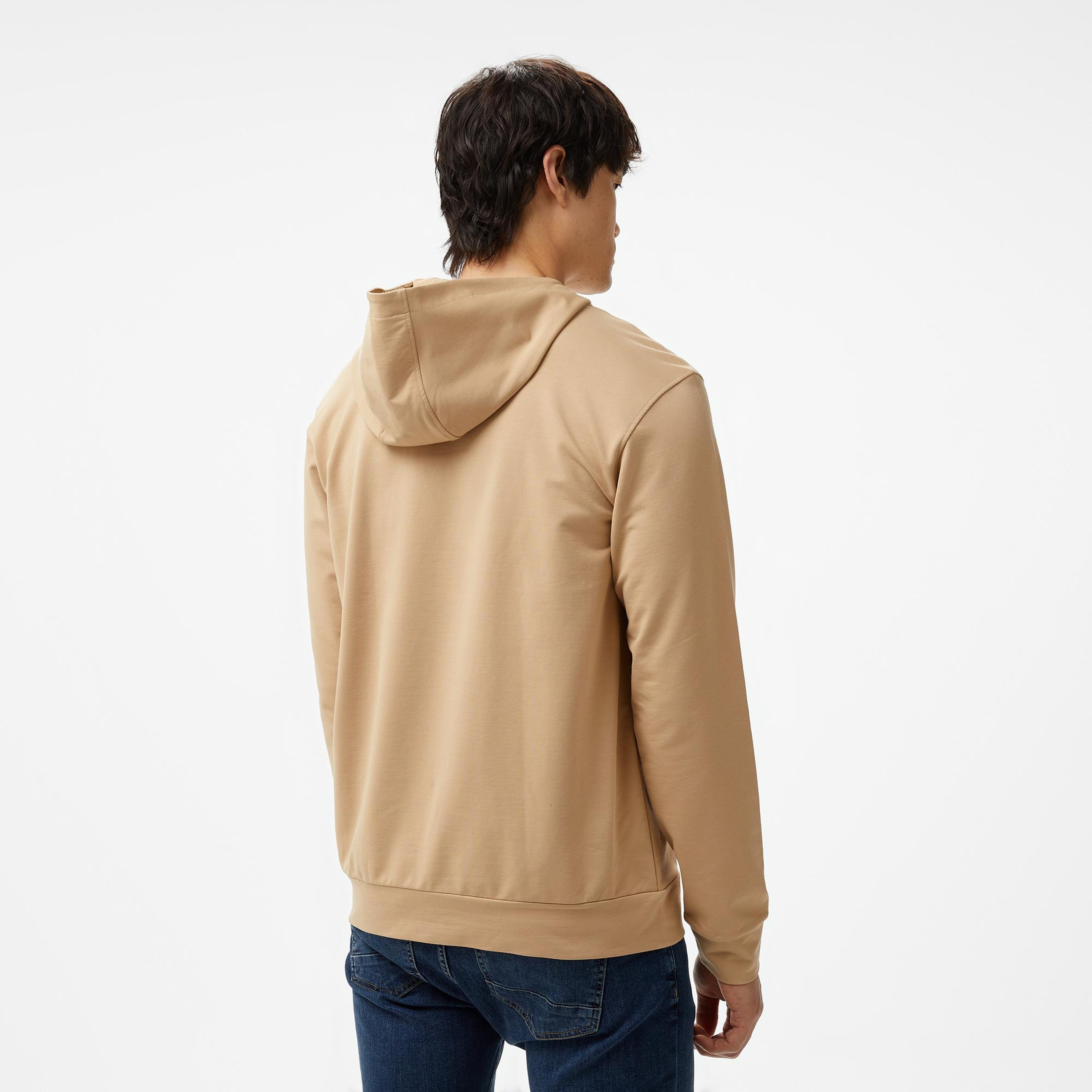 Nautica Erkek Bej Standart Fit Sweatshirt