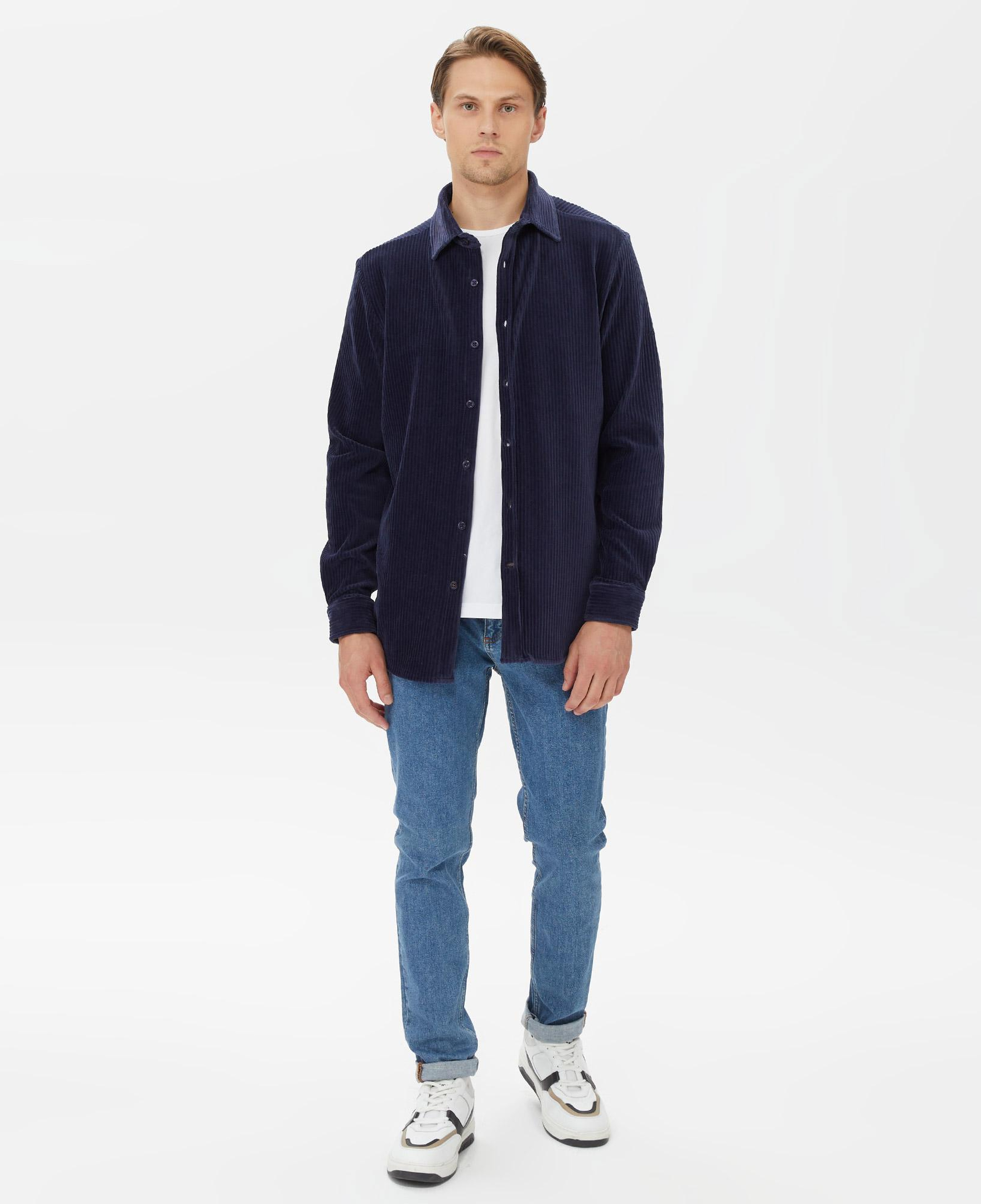 Nautica Erkek Lacivert Slim Fit Gömlek