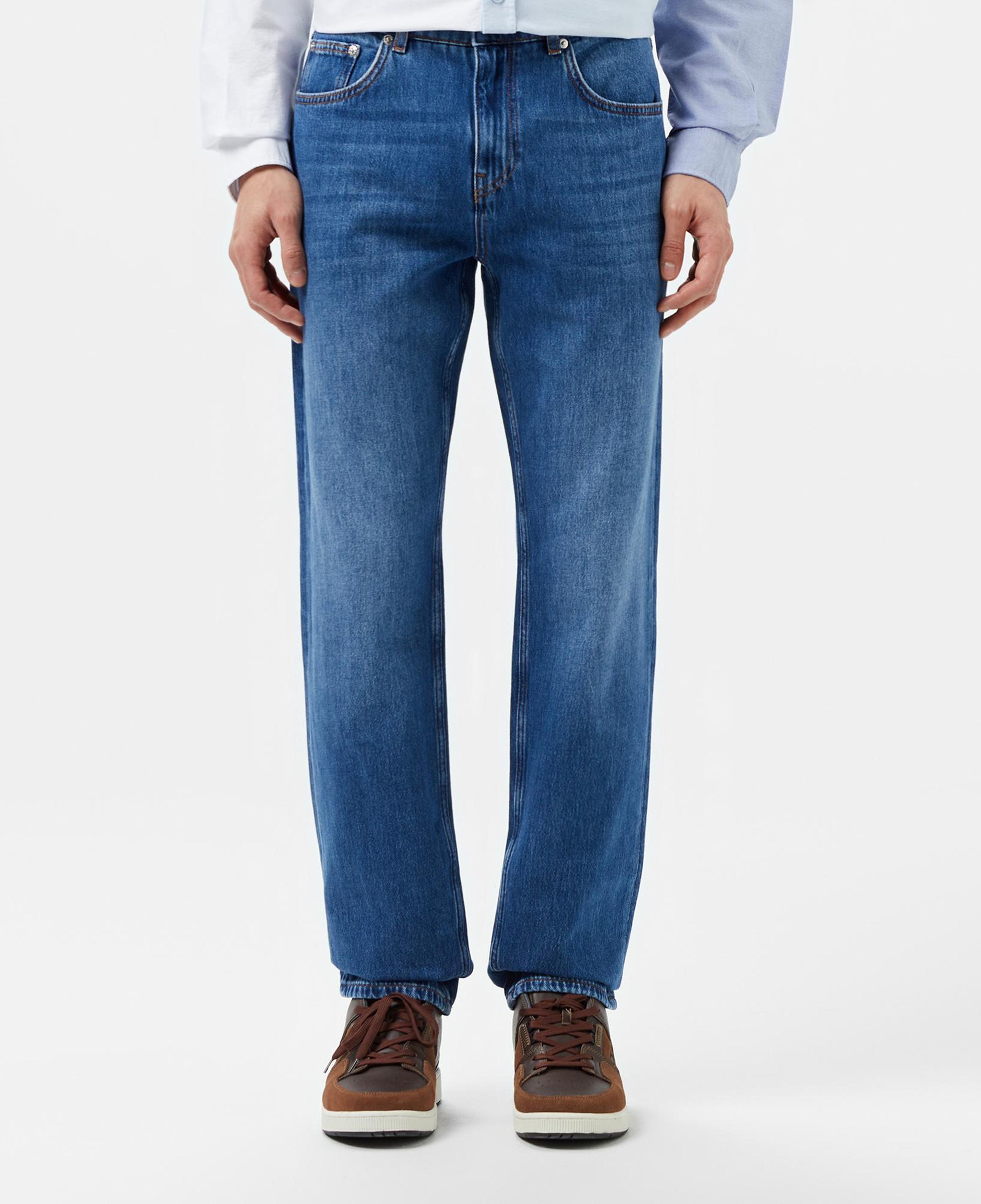Erkek Koyu Mavi Jean Pantolon