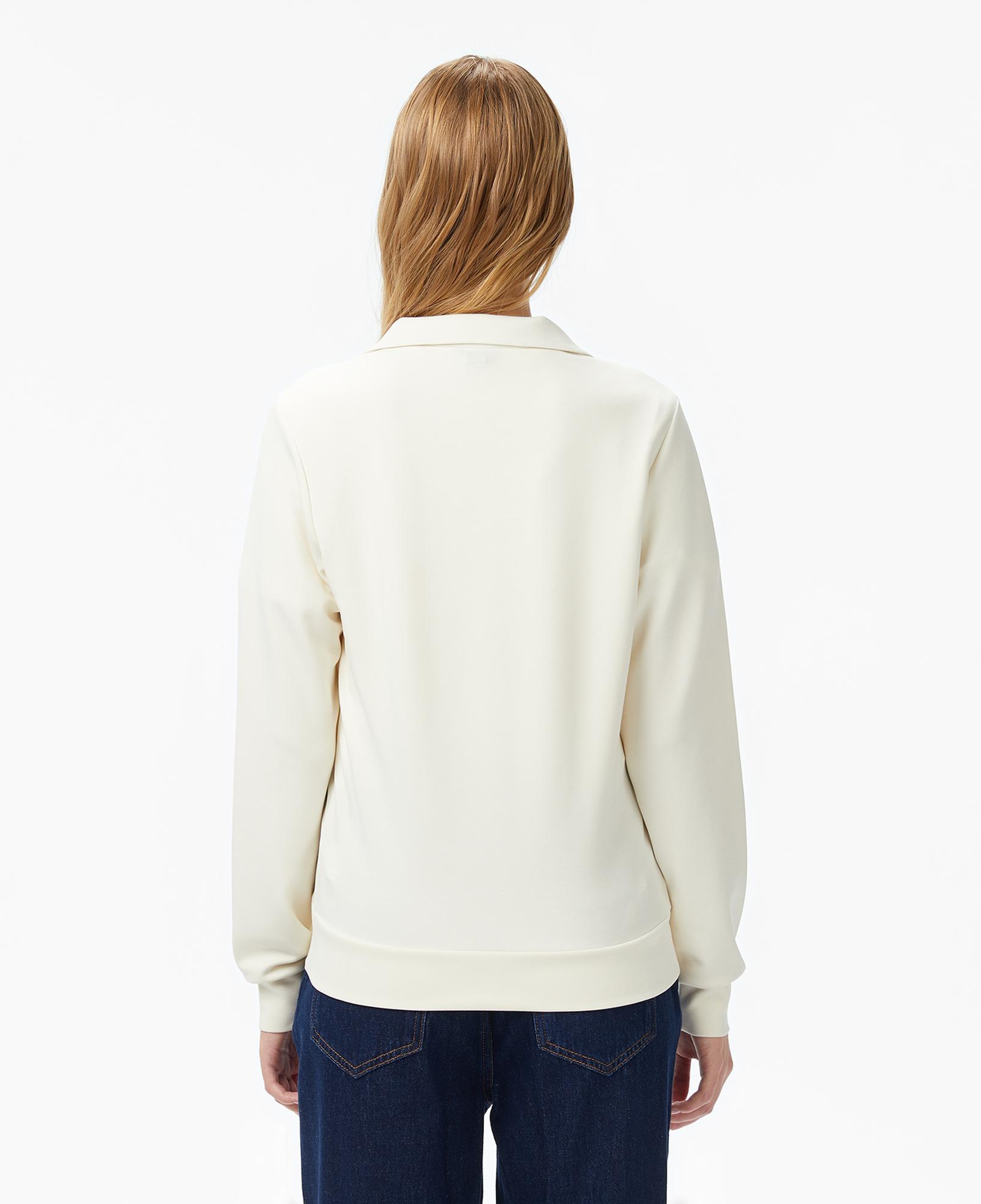 Nautica Kadın Krem Regular Fit Sweatshirt