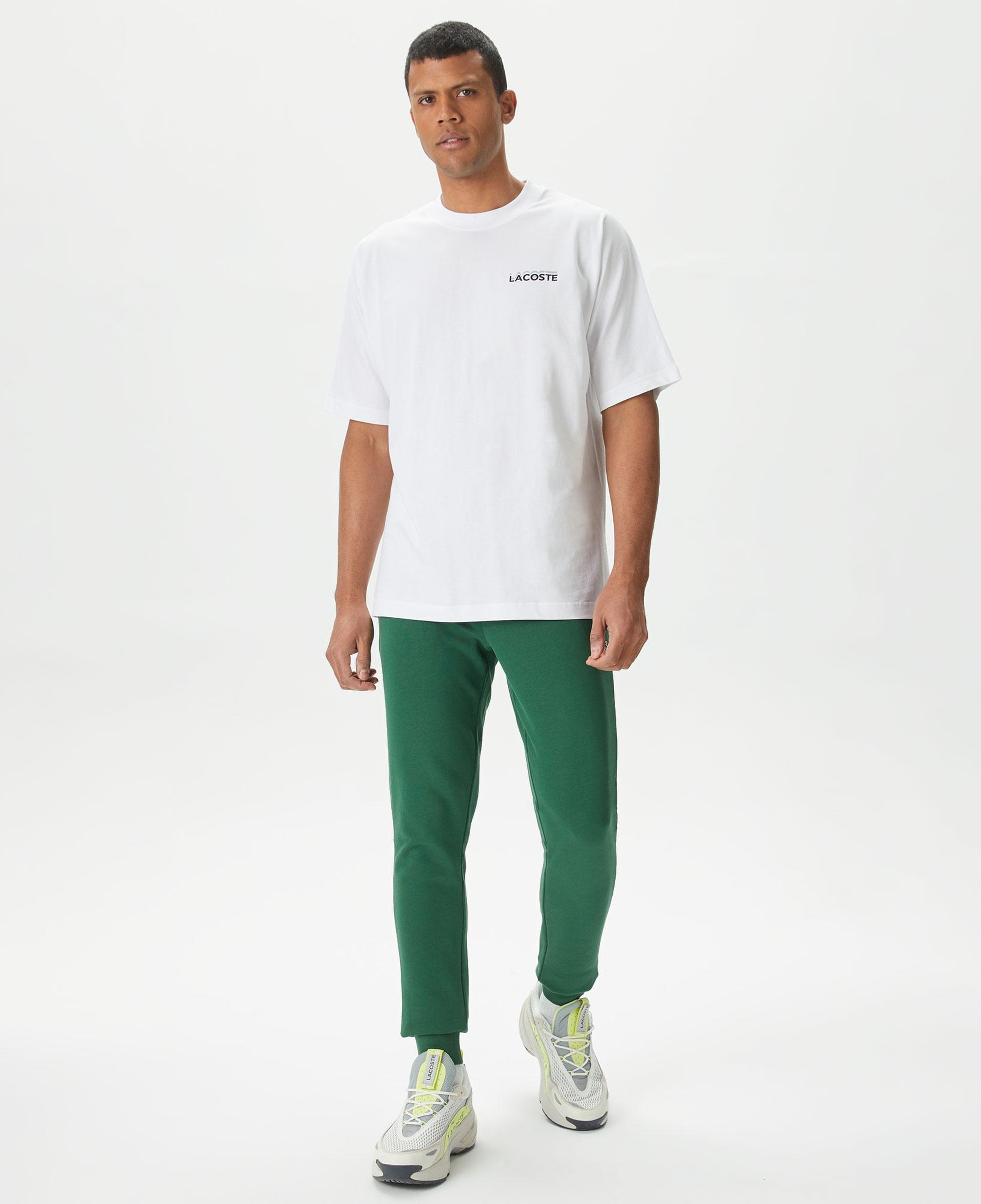 Erkek Slim Fit Organik Pamuk Koyu Yeşil Eşofman Altı