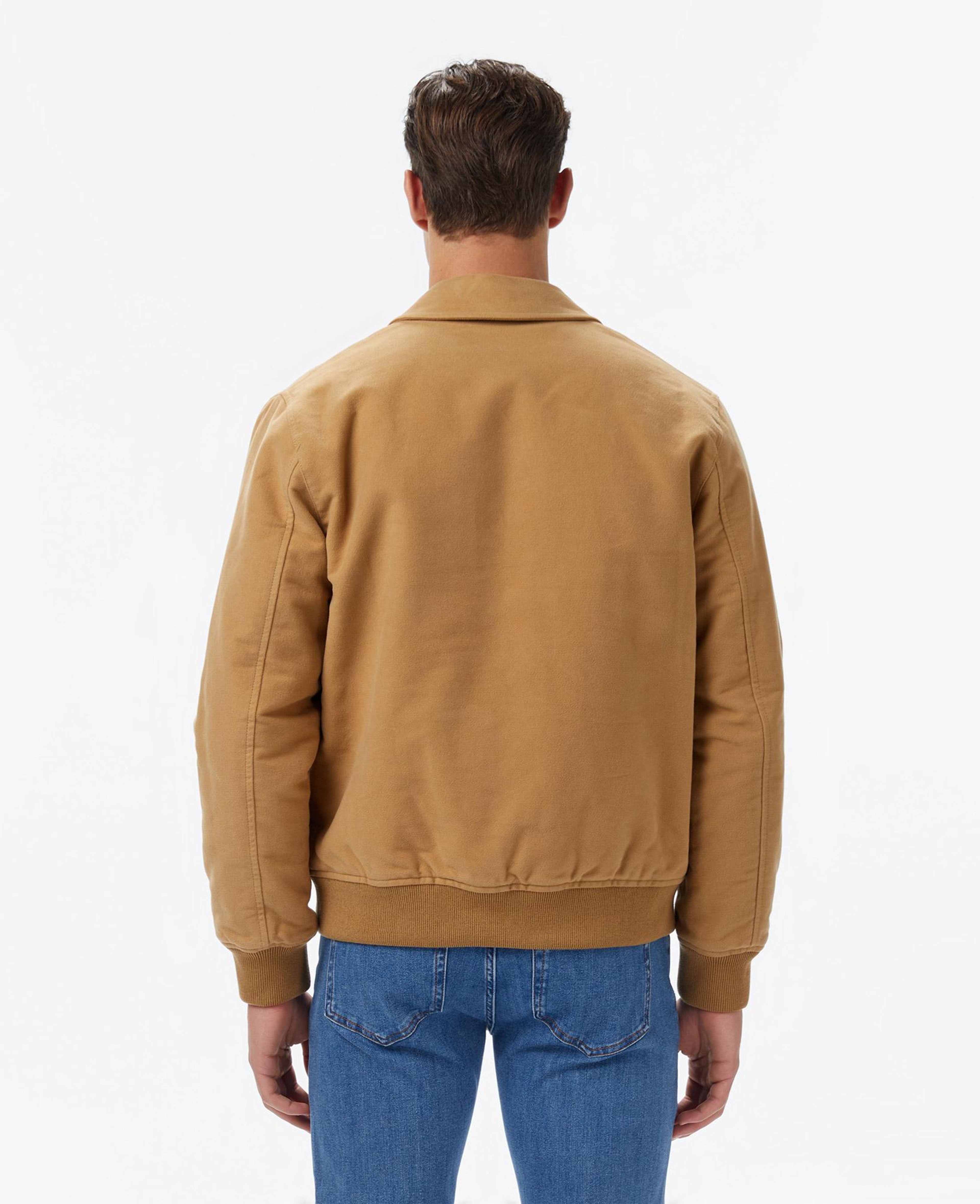 Erkek Classic Fit Gömlek Yaka Bej Ceket