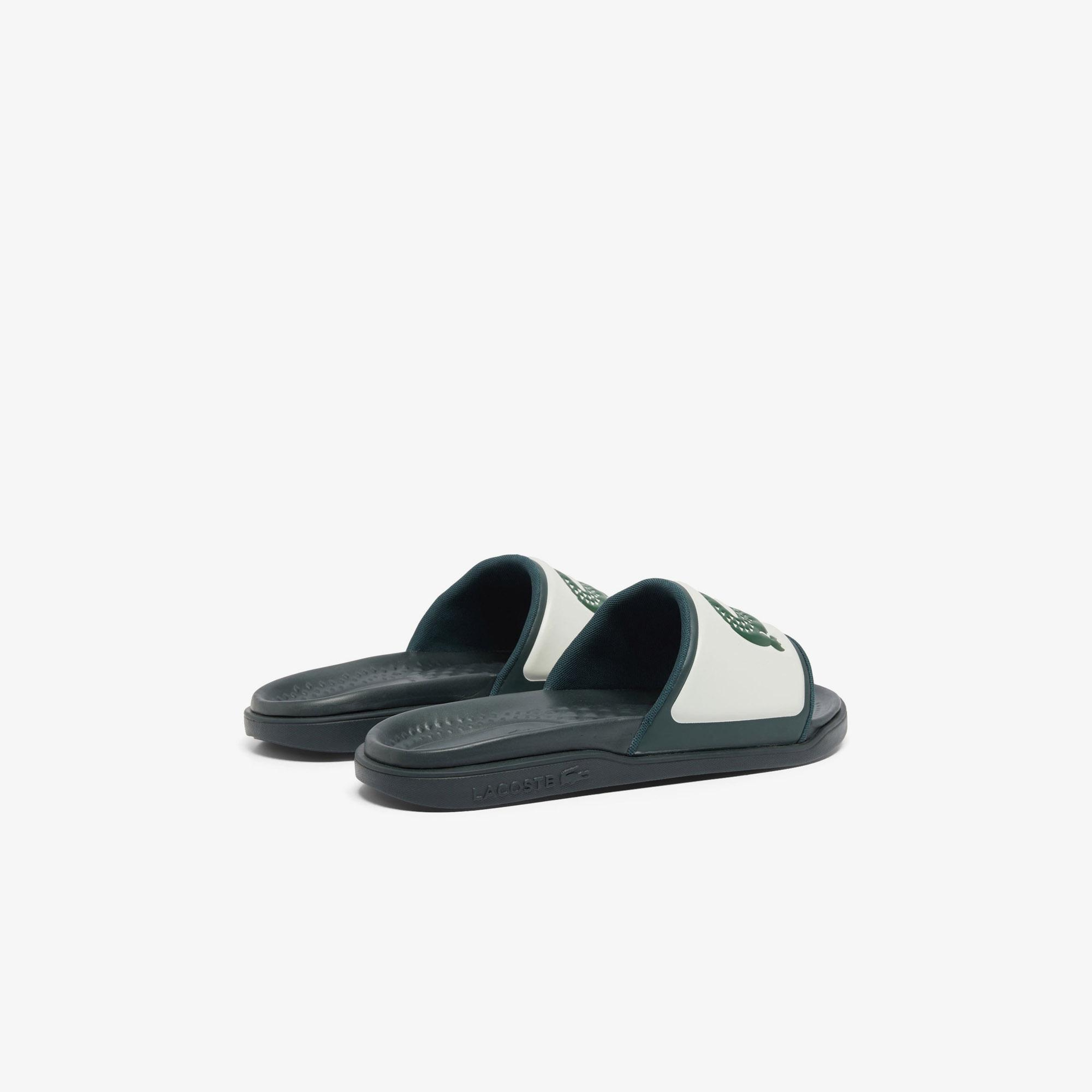 Lacoste Serve Slide Dual Erkek Yeşil Terlik