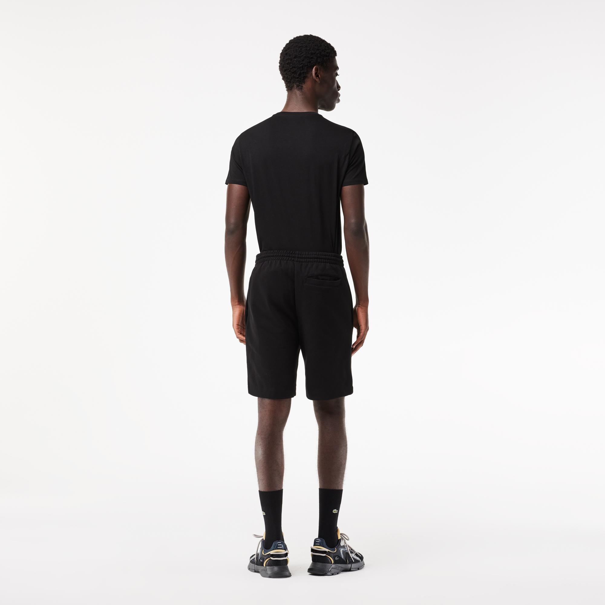 Erkek Regular Fit Siyah Şort