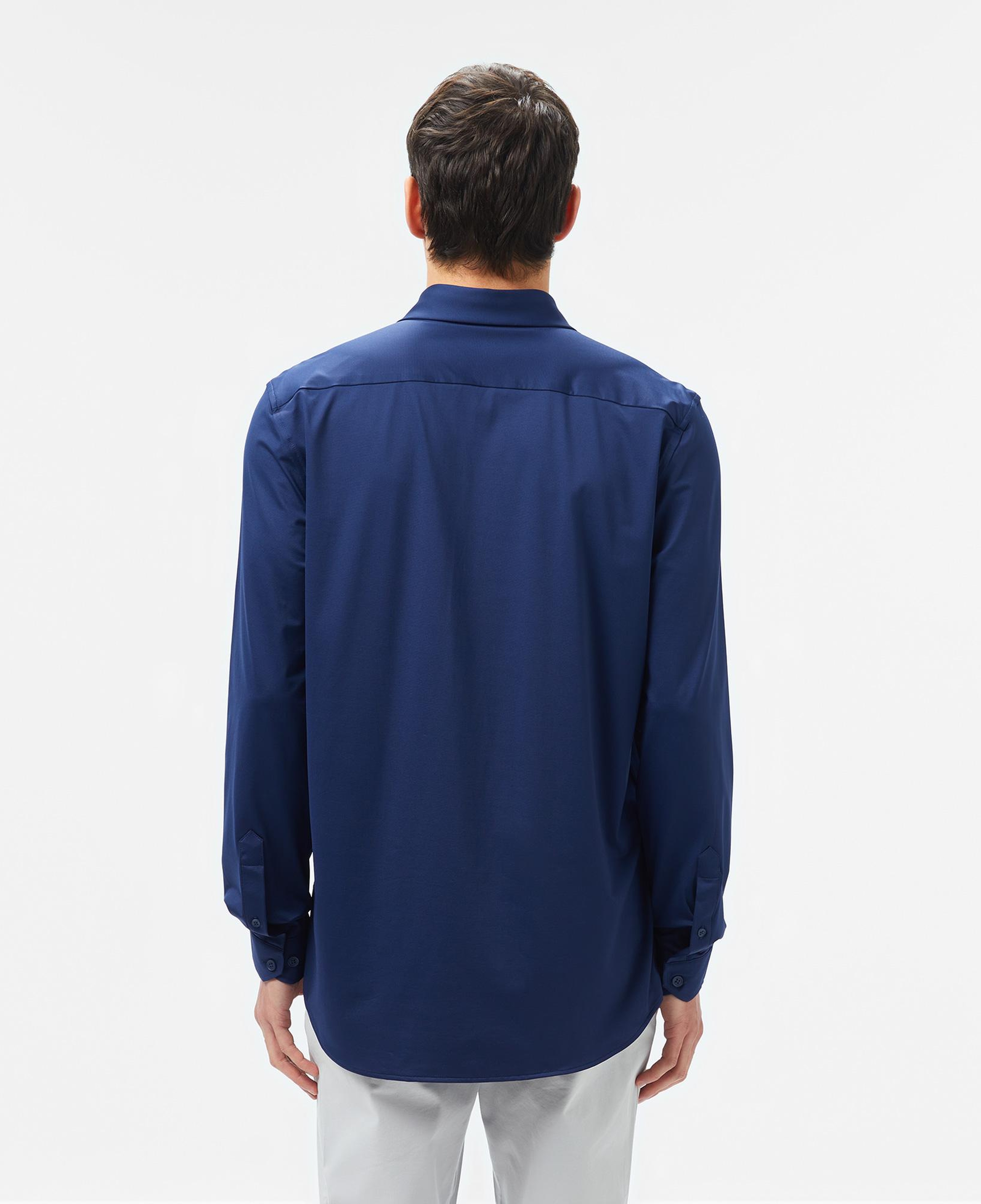 Erkek Slim Fit Lacivert Gömlek
