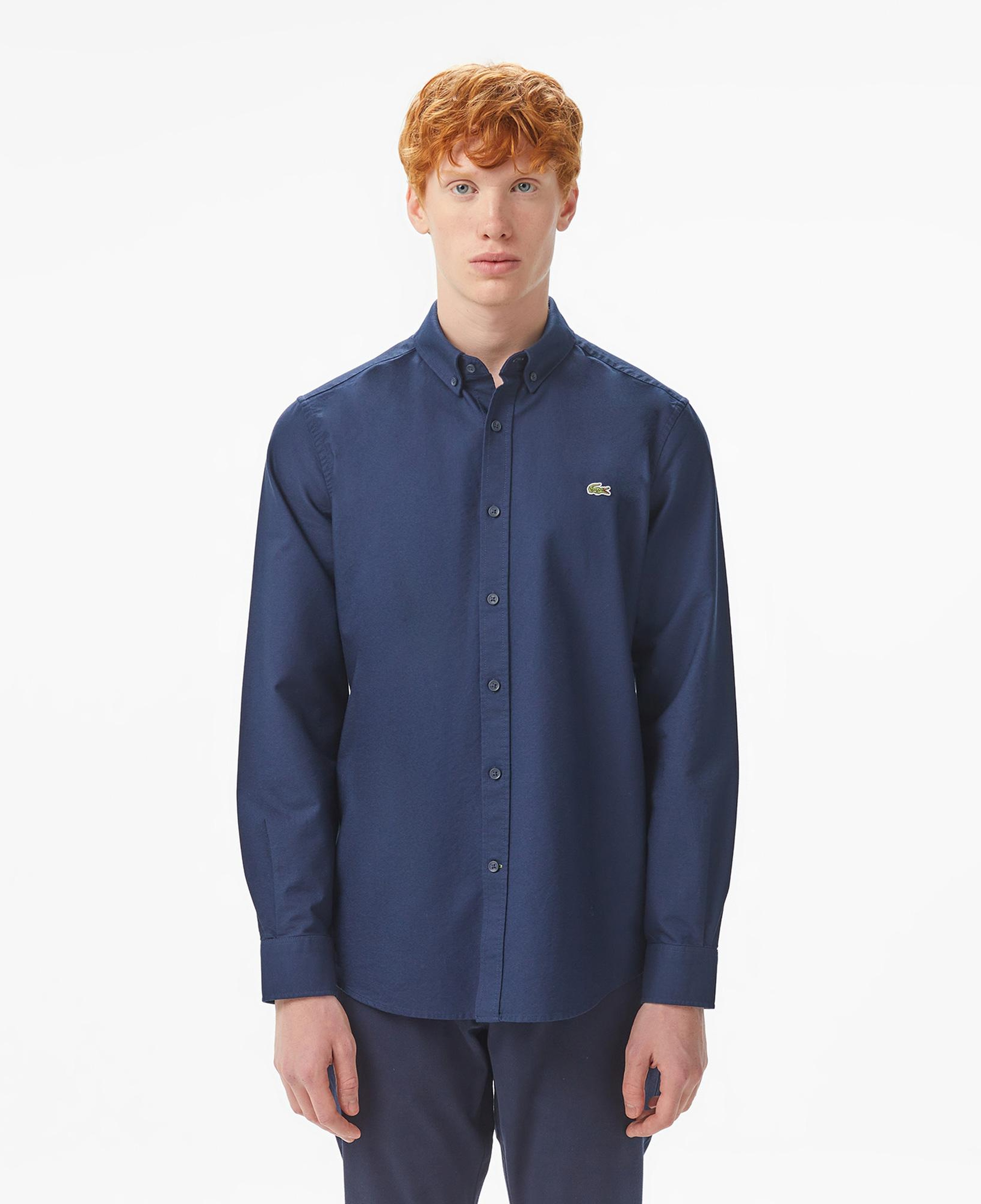 Erkek Slim Fit Lacivert Gömlek
