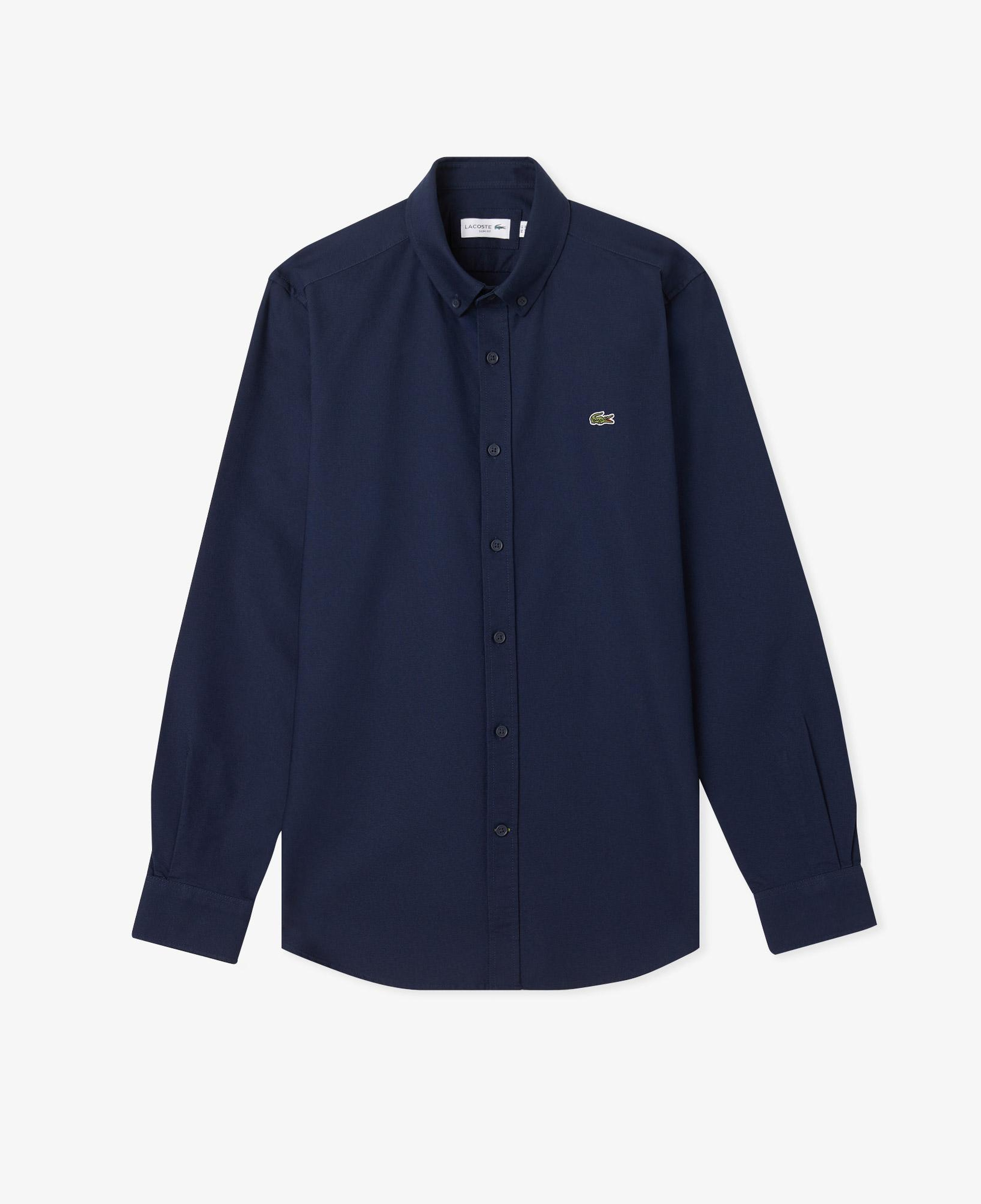Erkek Slim Fit Lacivert Gömlek