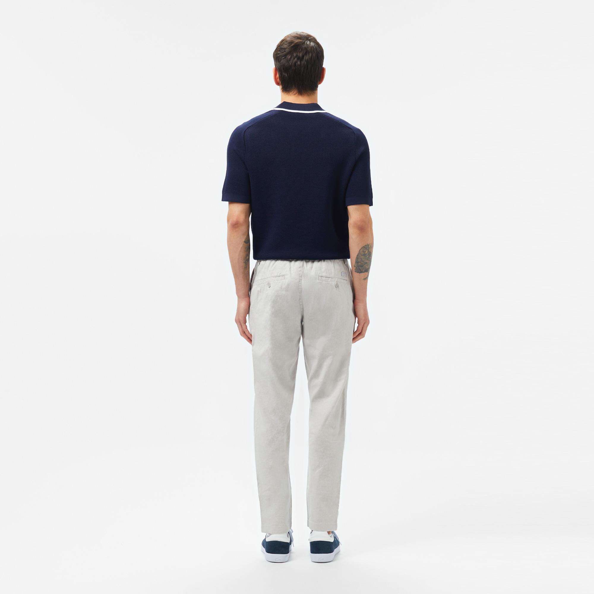 Erkek Slim Fit Gri Pantolon