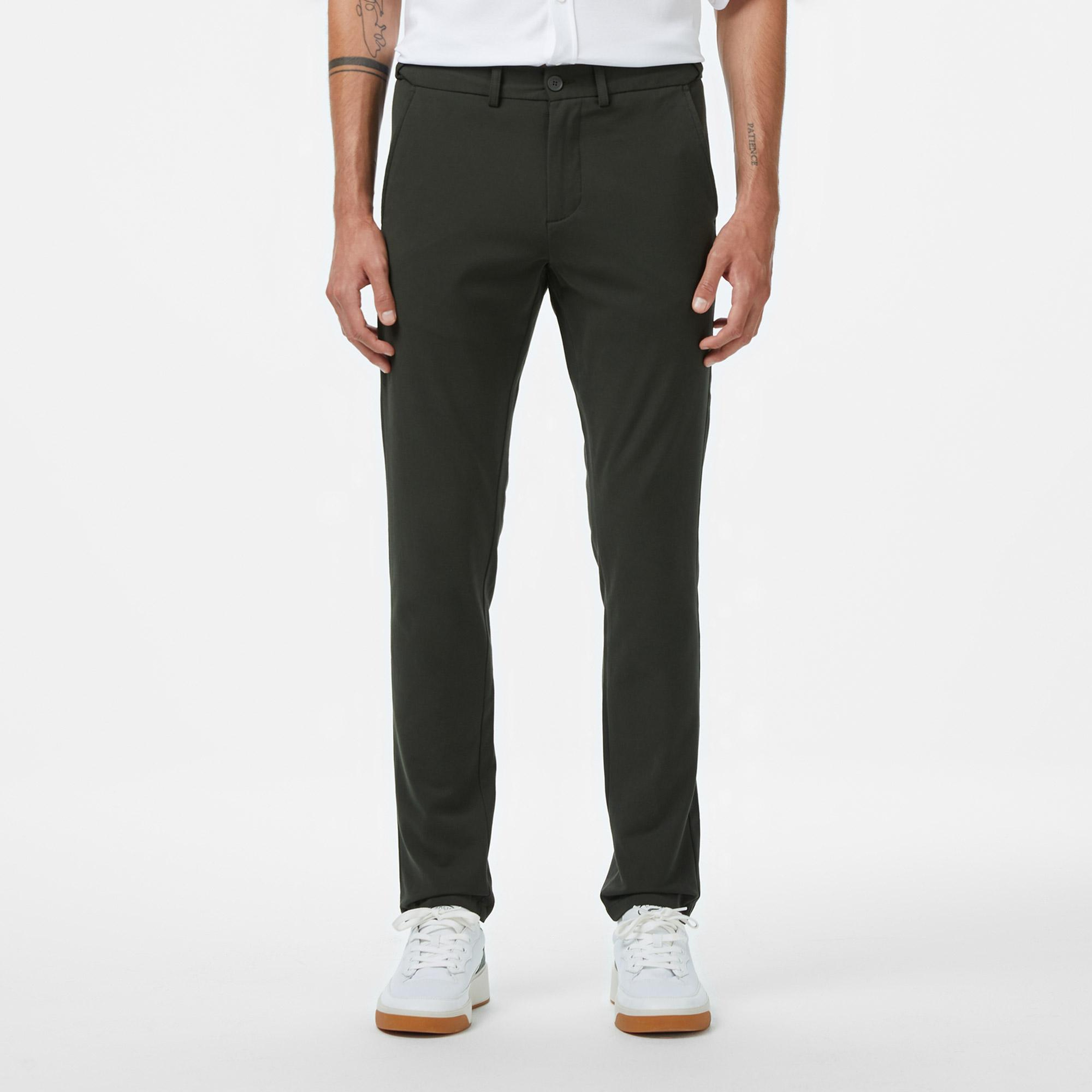 Erkek Slim Fit Haki Pantolon