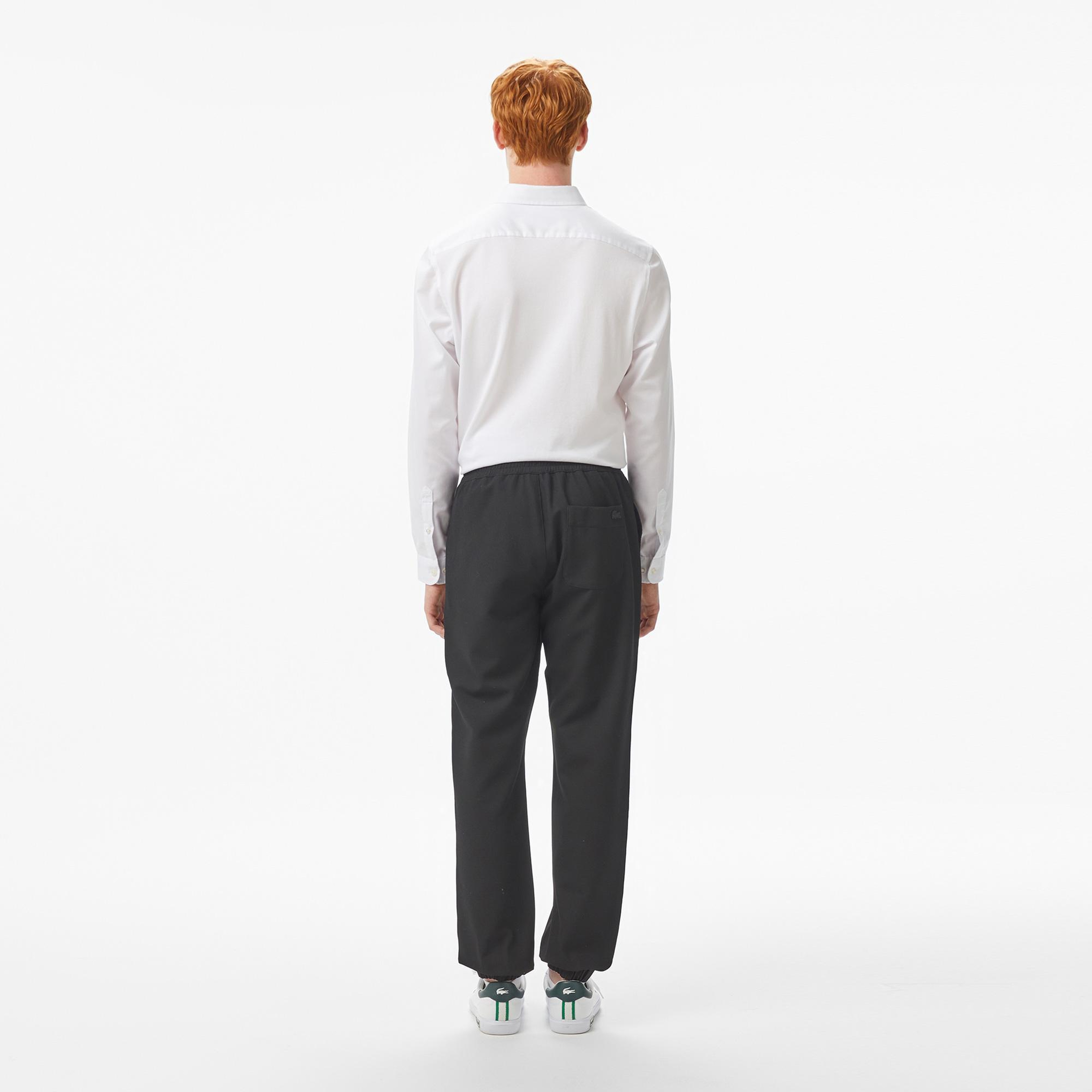 Erkek Tapered Fit Siyah Pantolon