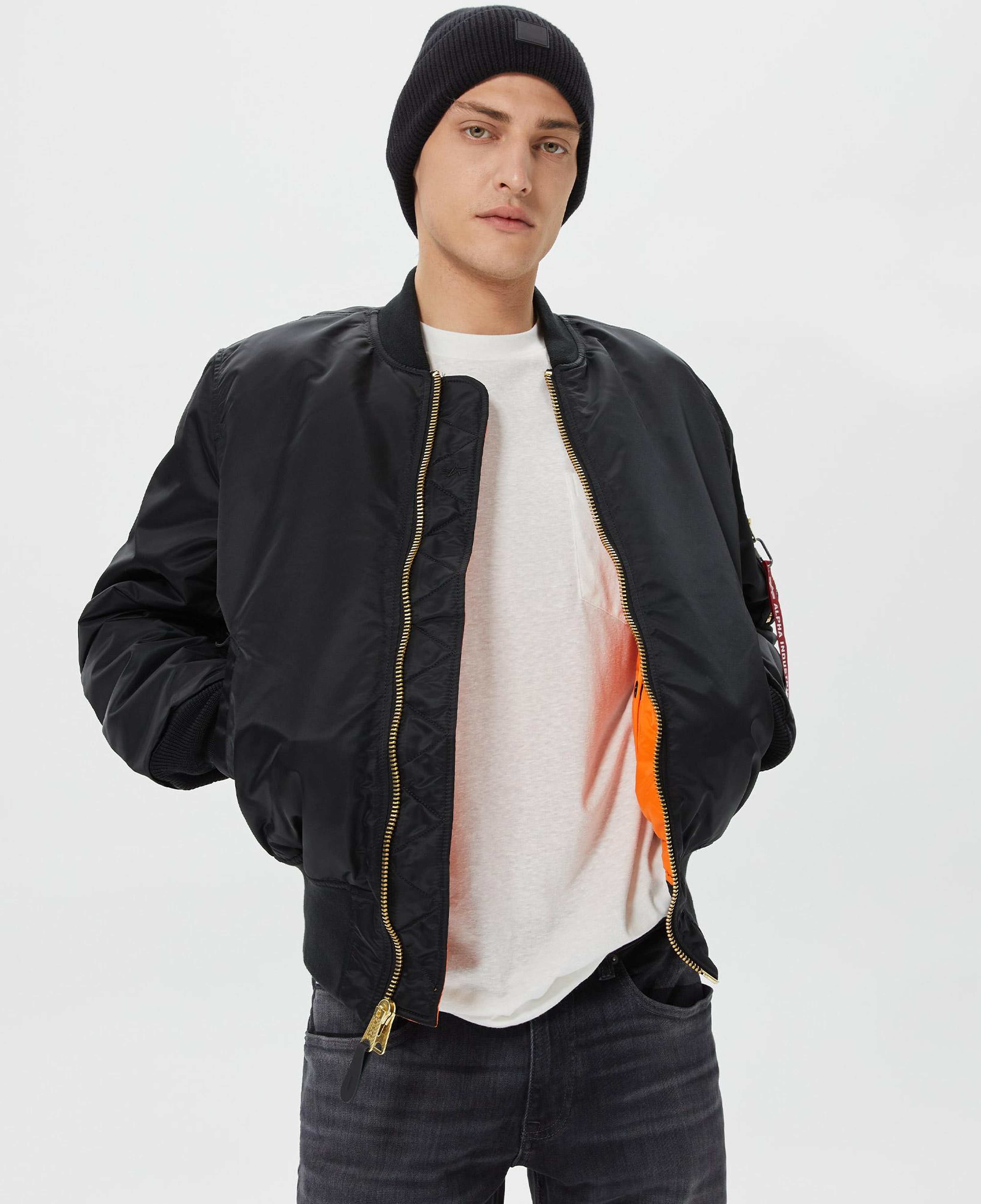 Alpha Industries Alpha MA-1 Flight Erkek Siyah Ceket
