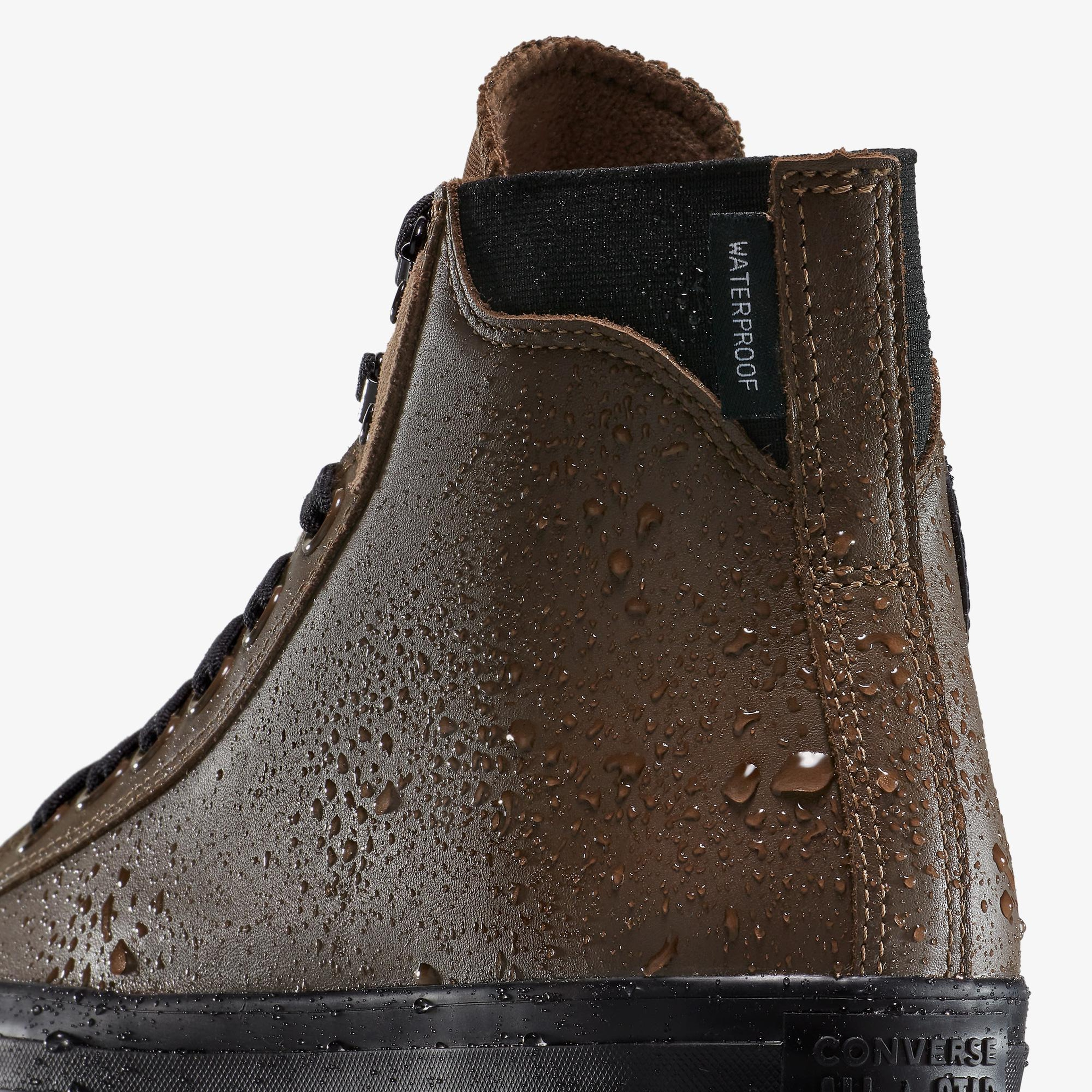 Converse Chuck Taylor All Star City Trek Unisex Kahverengi Deri Su Geçirmez Bot