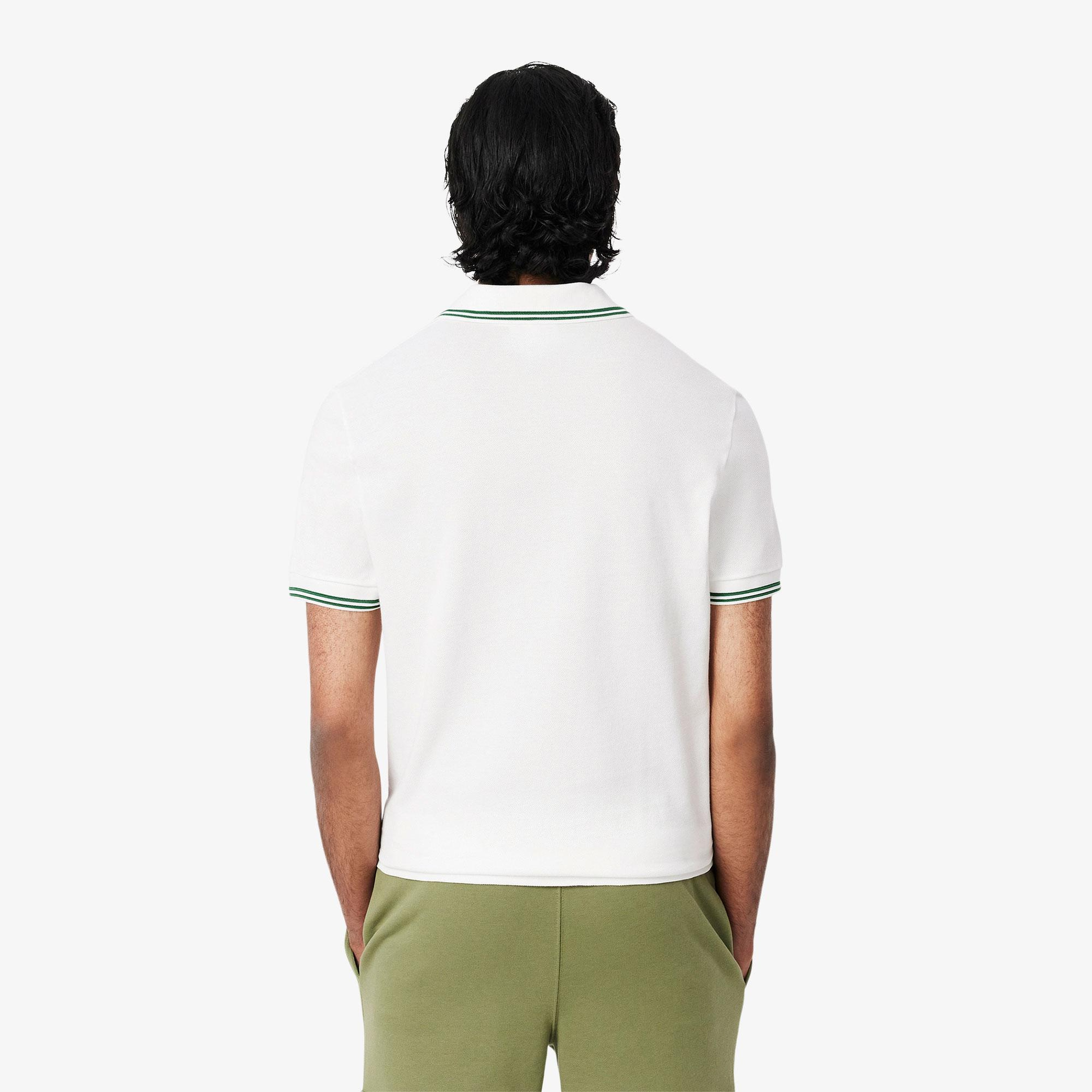 L.12.12 Erkek Regular Fit Beyaz Polo