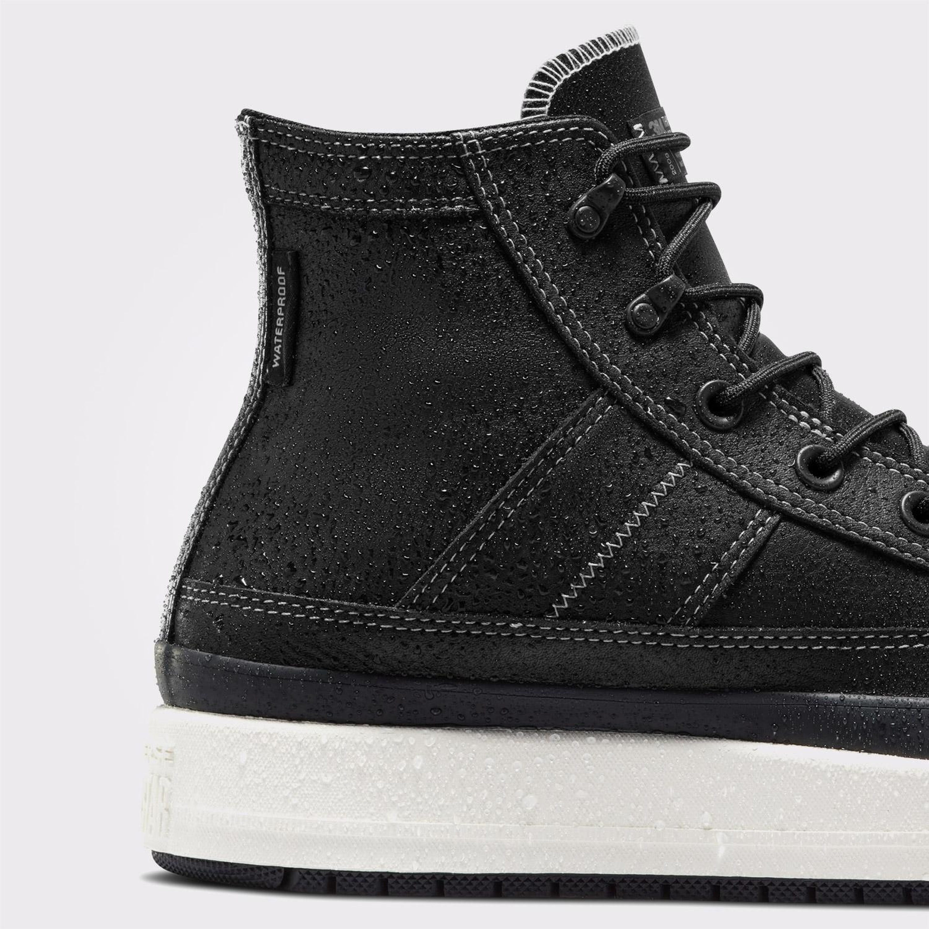 Converse Chuck Taylor All Star Equip Unisex Siyah Deri Su Geçirmez Bot