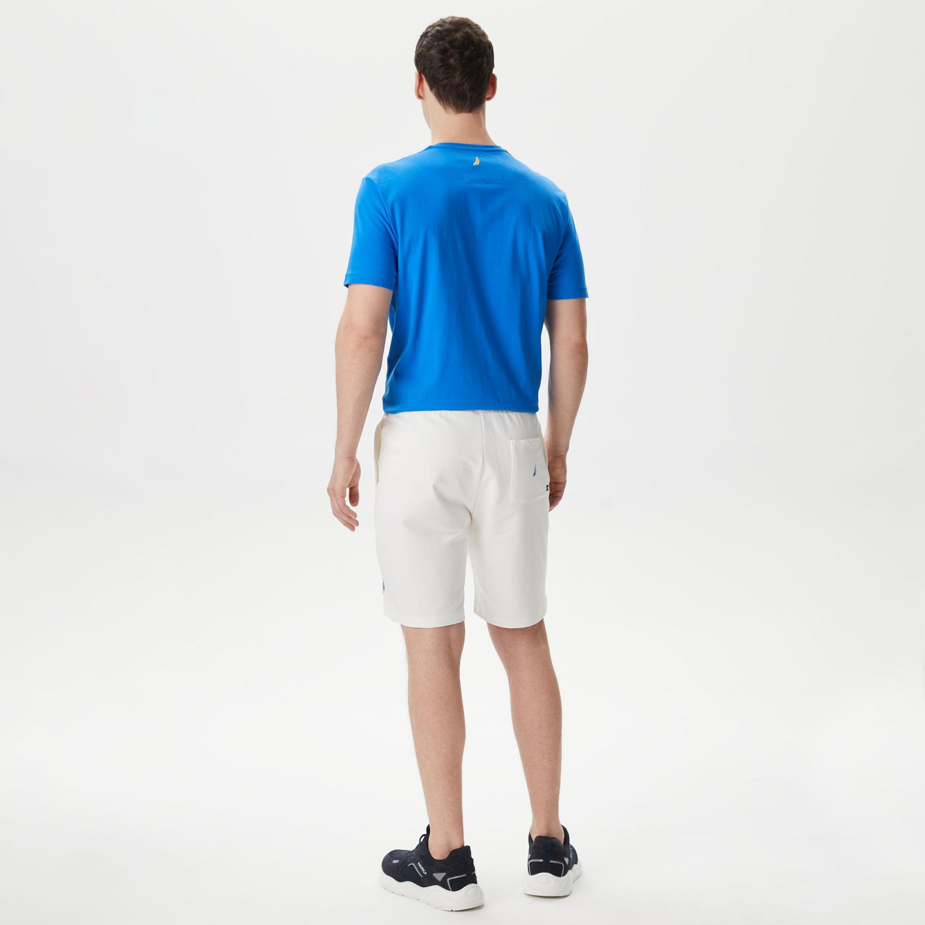 Nautica Erkek Kırık Beyaz Standart Fit Şort