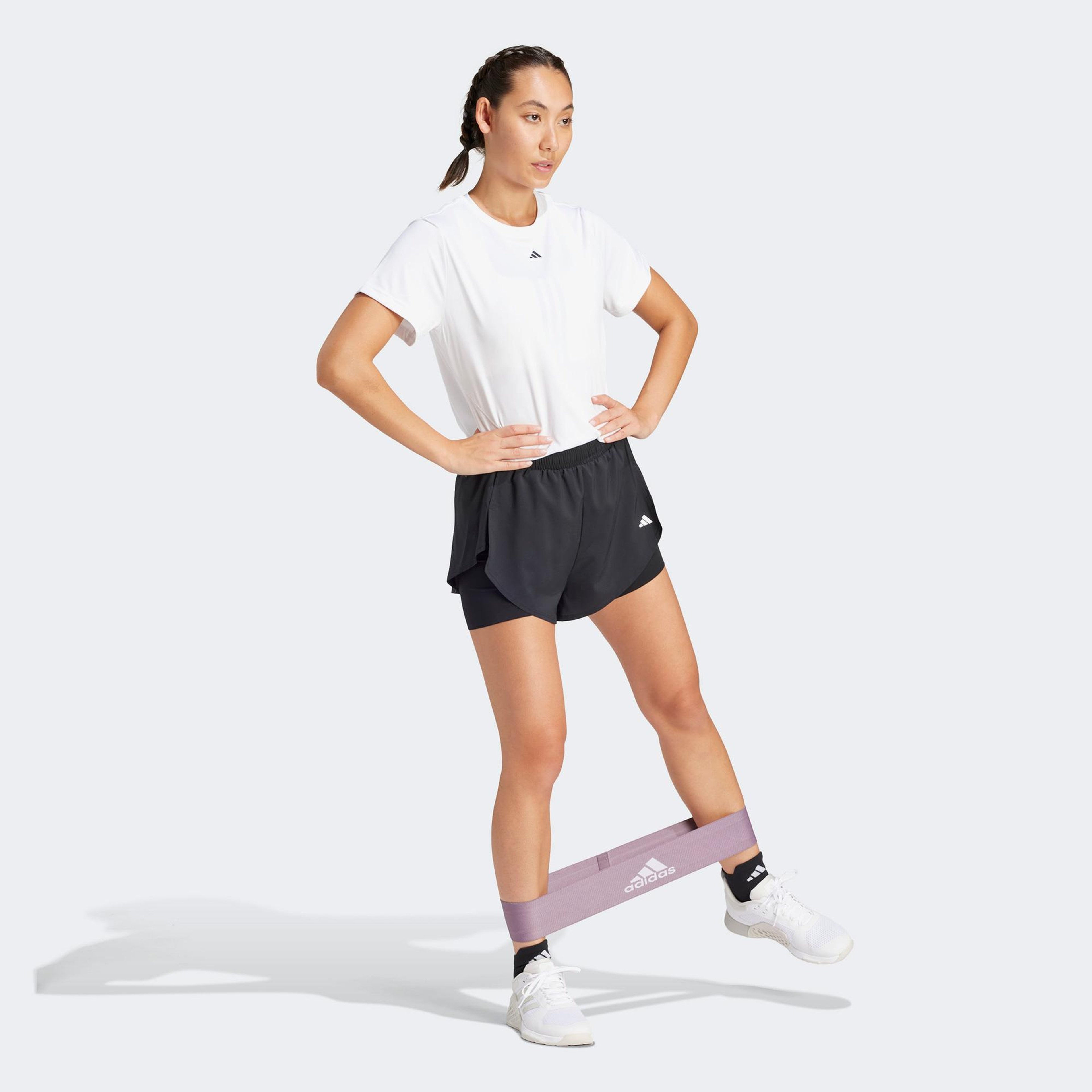 adidas Designed For Training 2in1 Kadın Siyah Antrenman Şortu