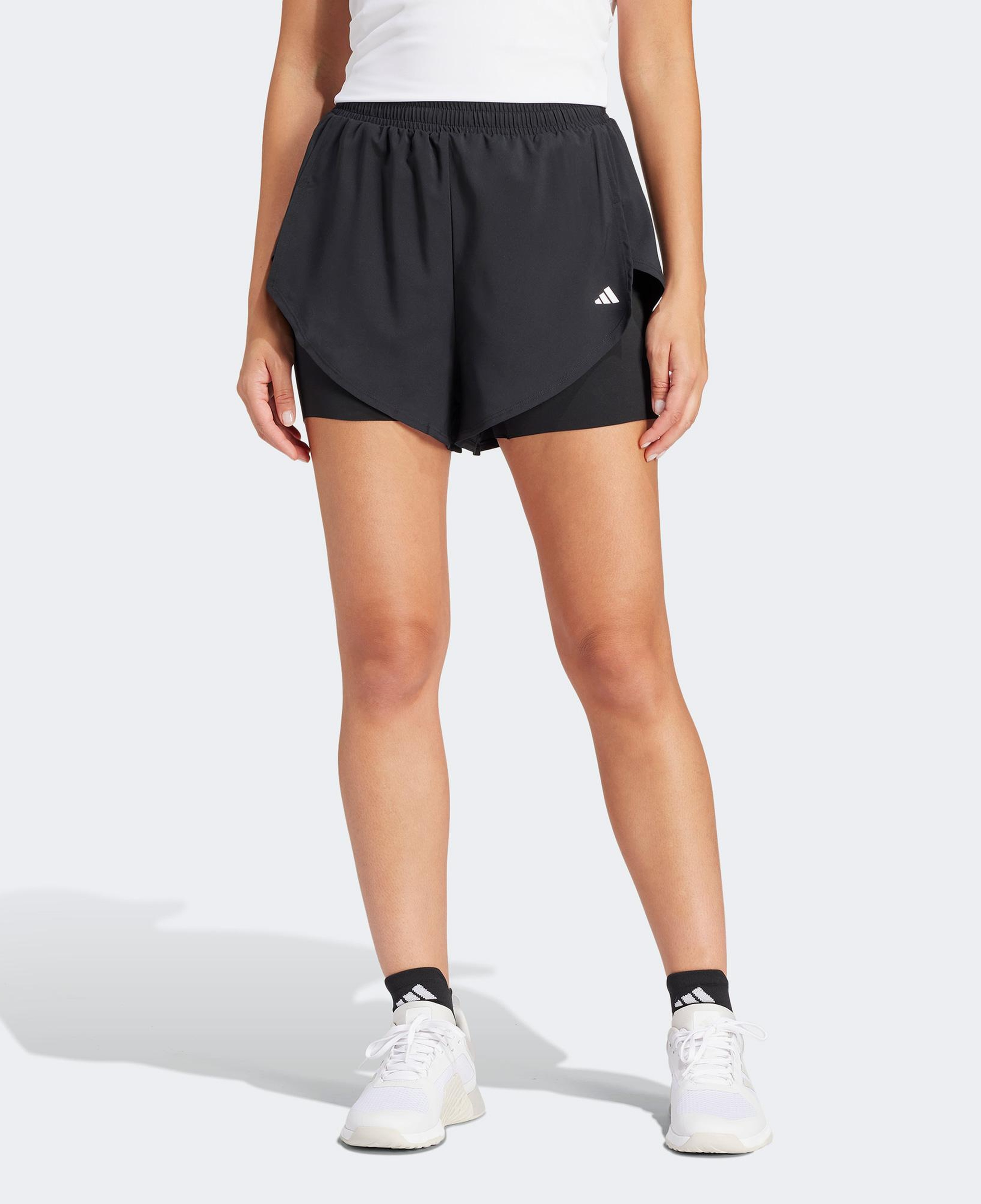 adidas Designed For Training 2in1 Kadın Siyah Antrenman Şortu