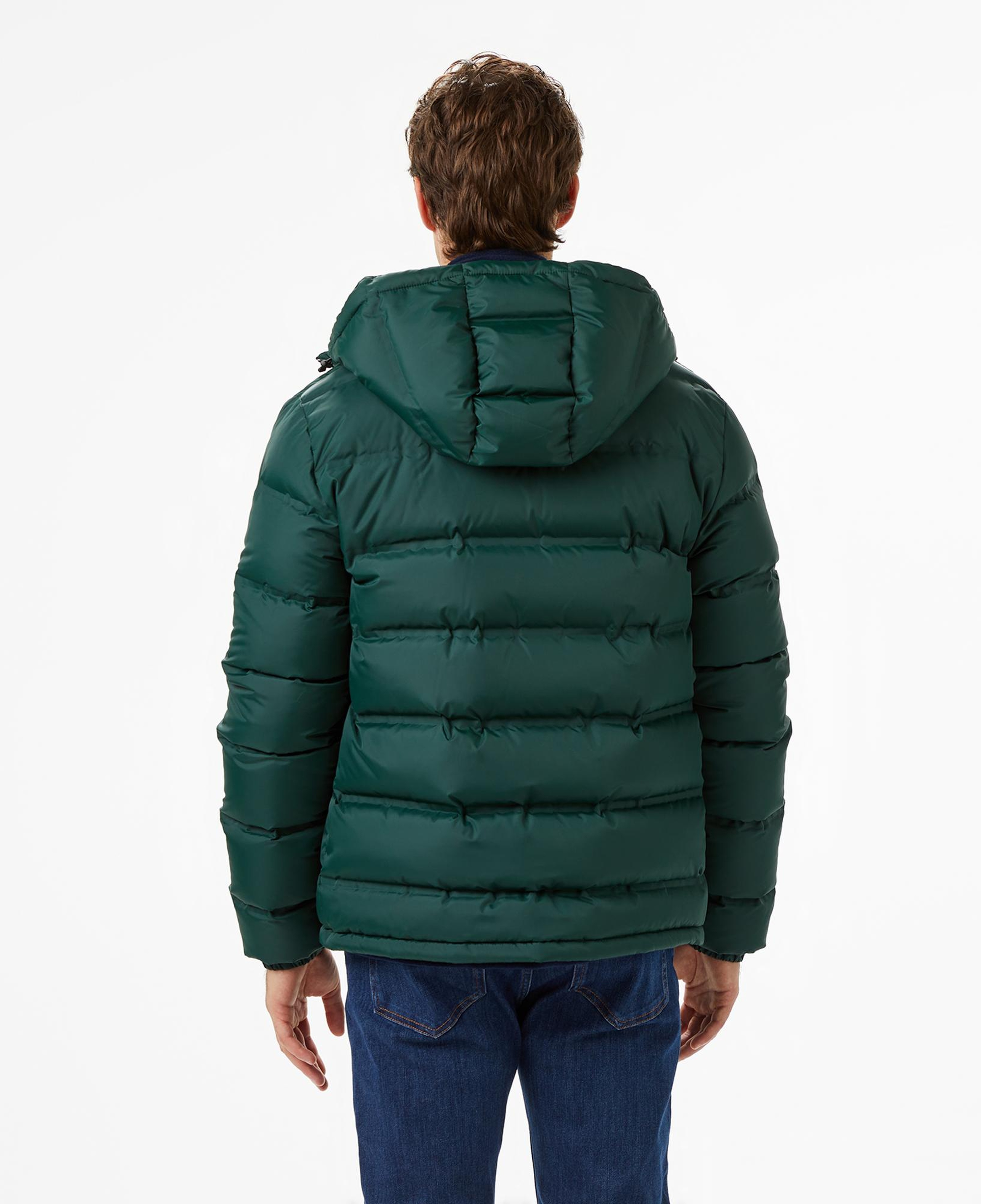 Erkek Regular Fit Koyu Yeşil Şişme Mont
