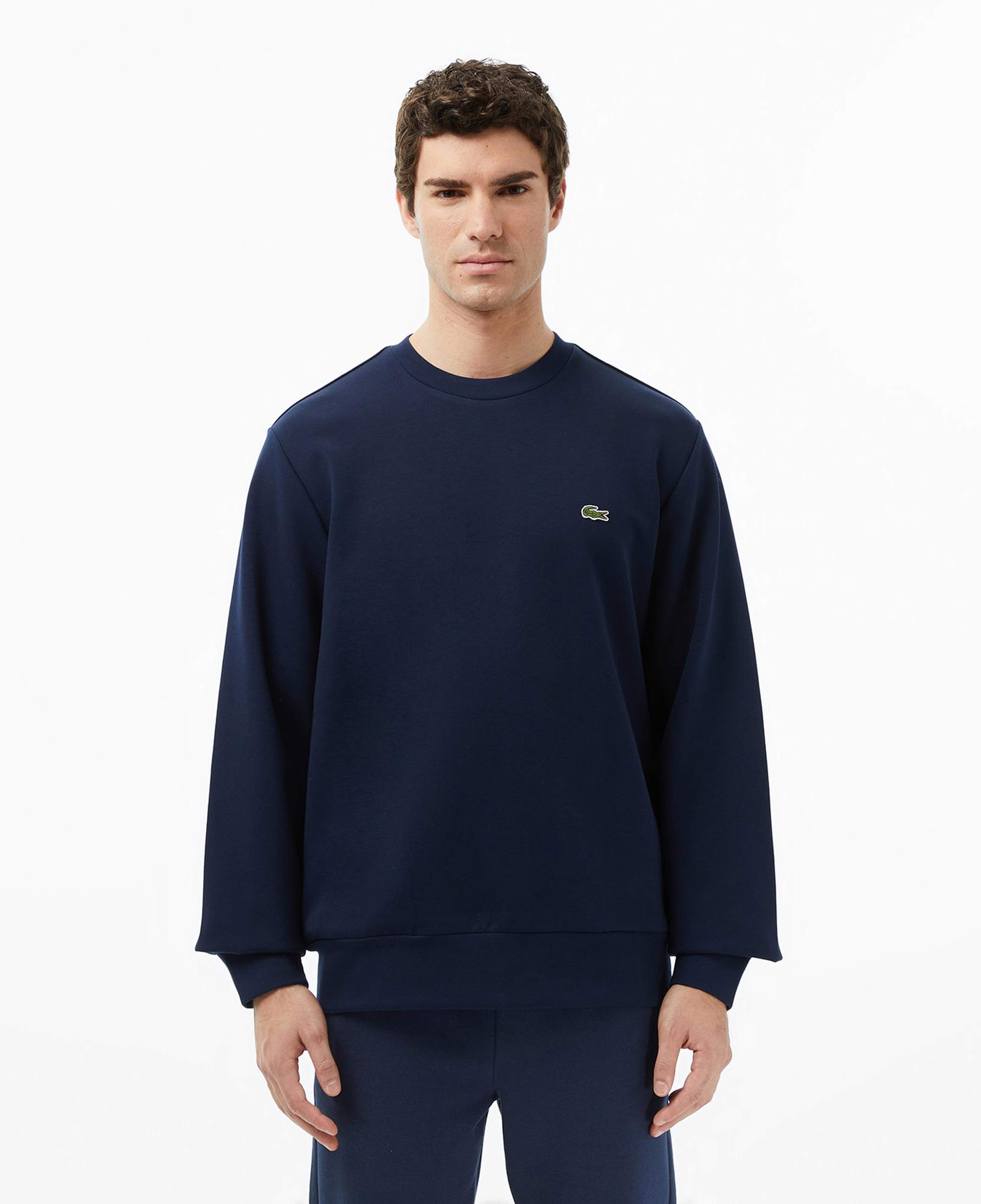 Erkek Classic Fit Bisiklet Yaka Lacivert Sweatshirt