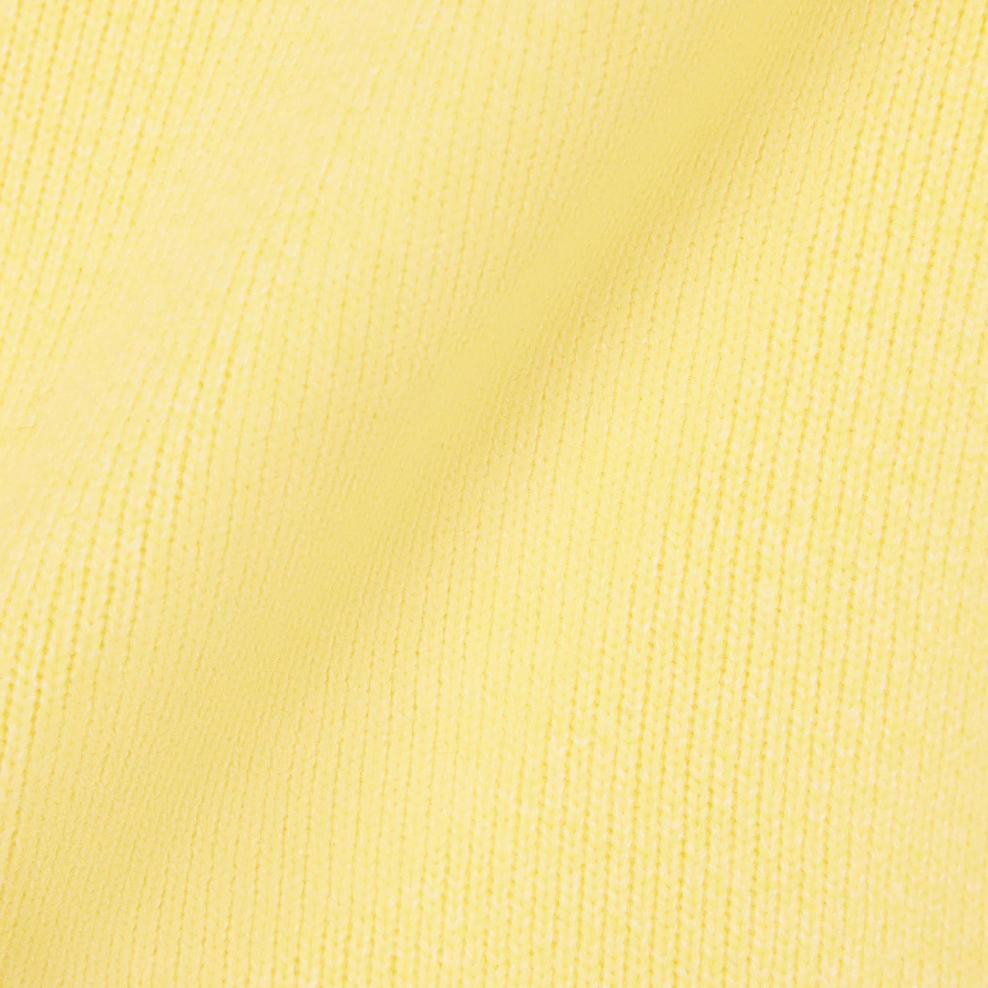 Kadın Oversize Fit Polo Yaka Sarı Sweatshirt