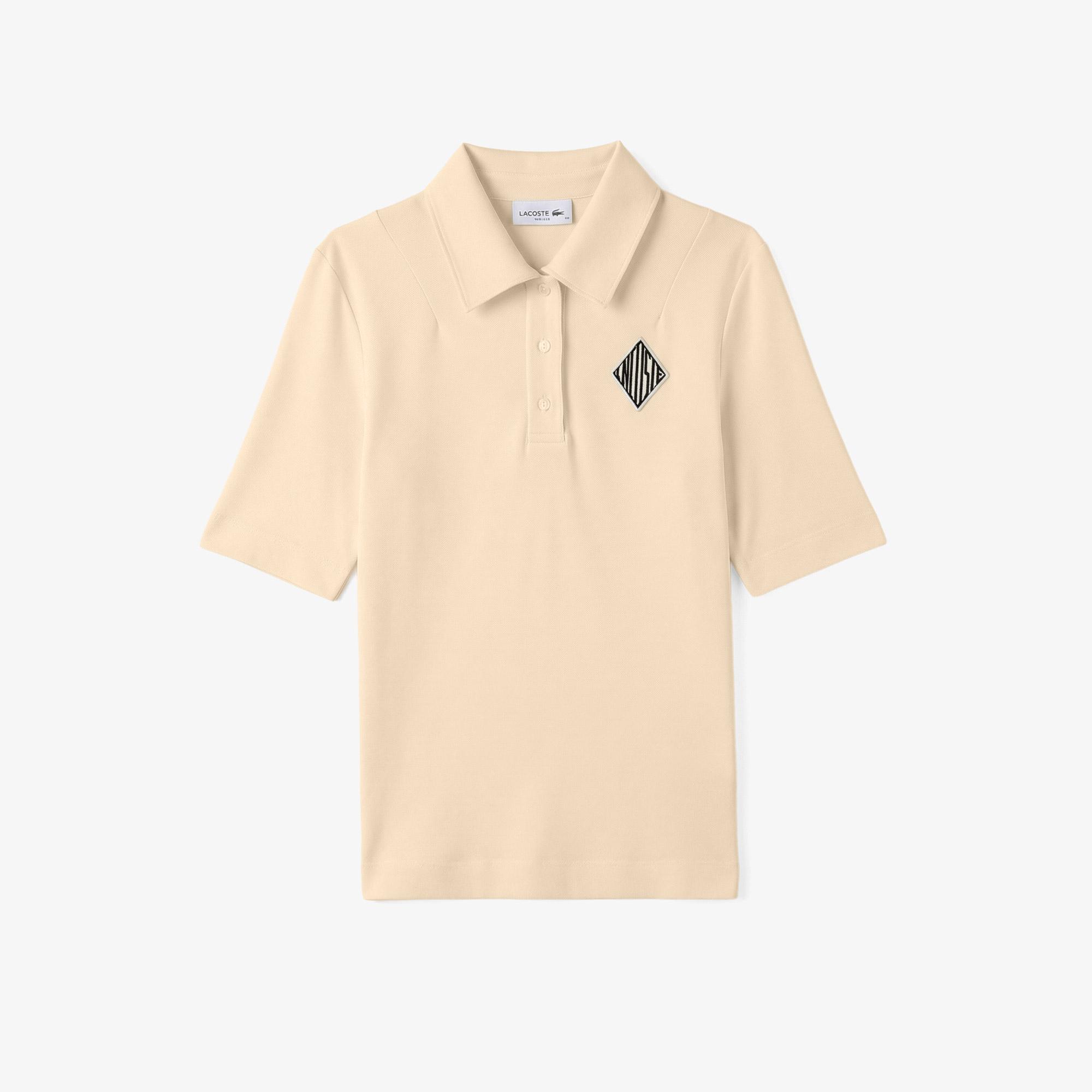 Lacoste Kadın Slim Fit Sarı Polo