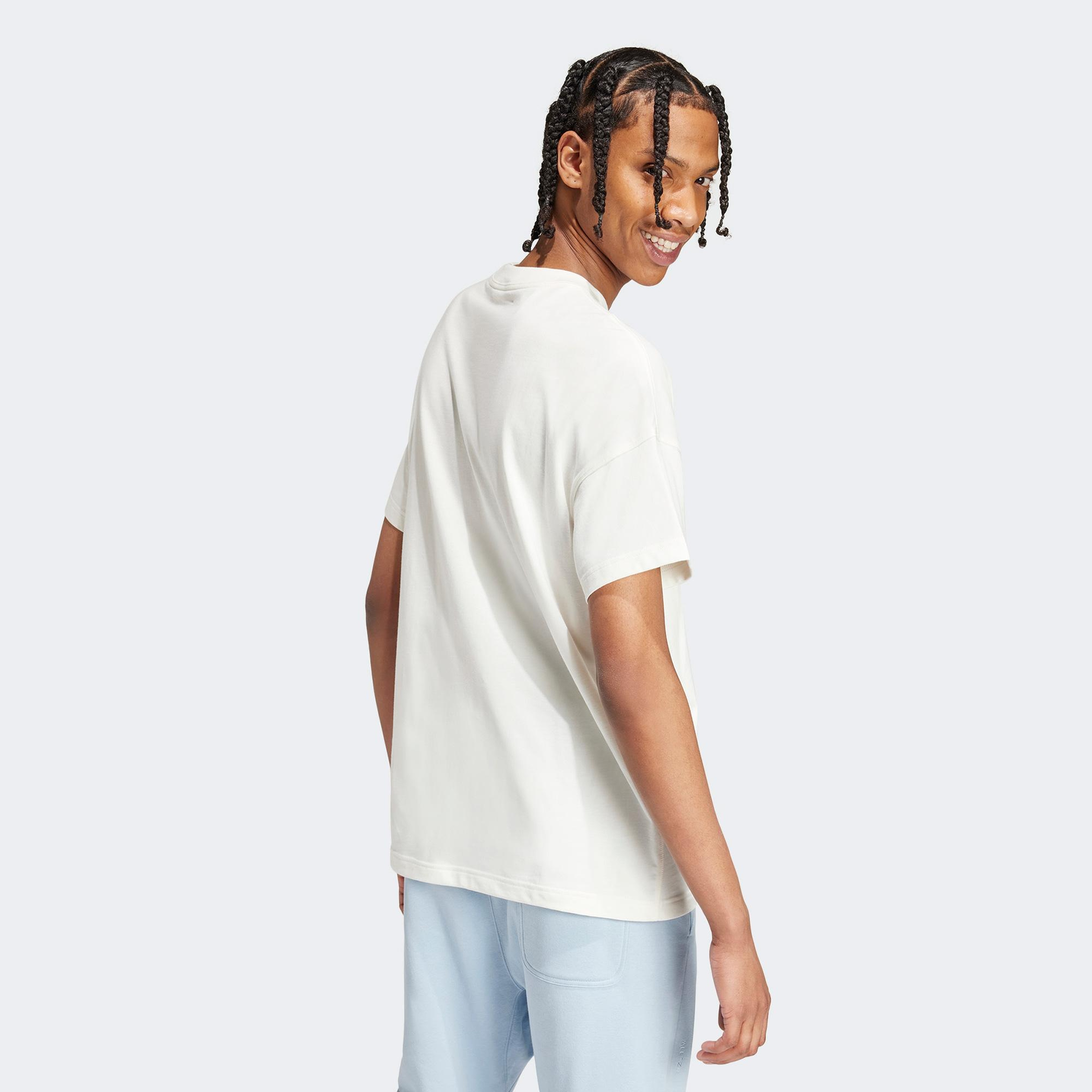 adidas ALL SZN Erkek Beyaz T-Shirt
