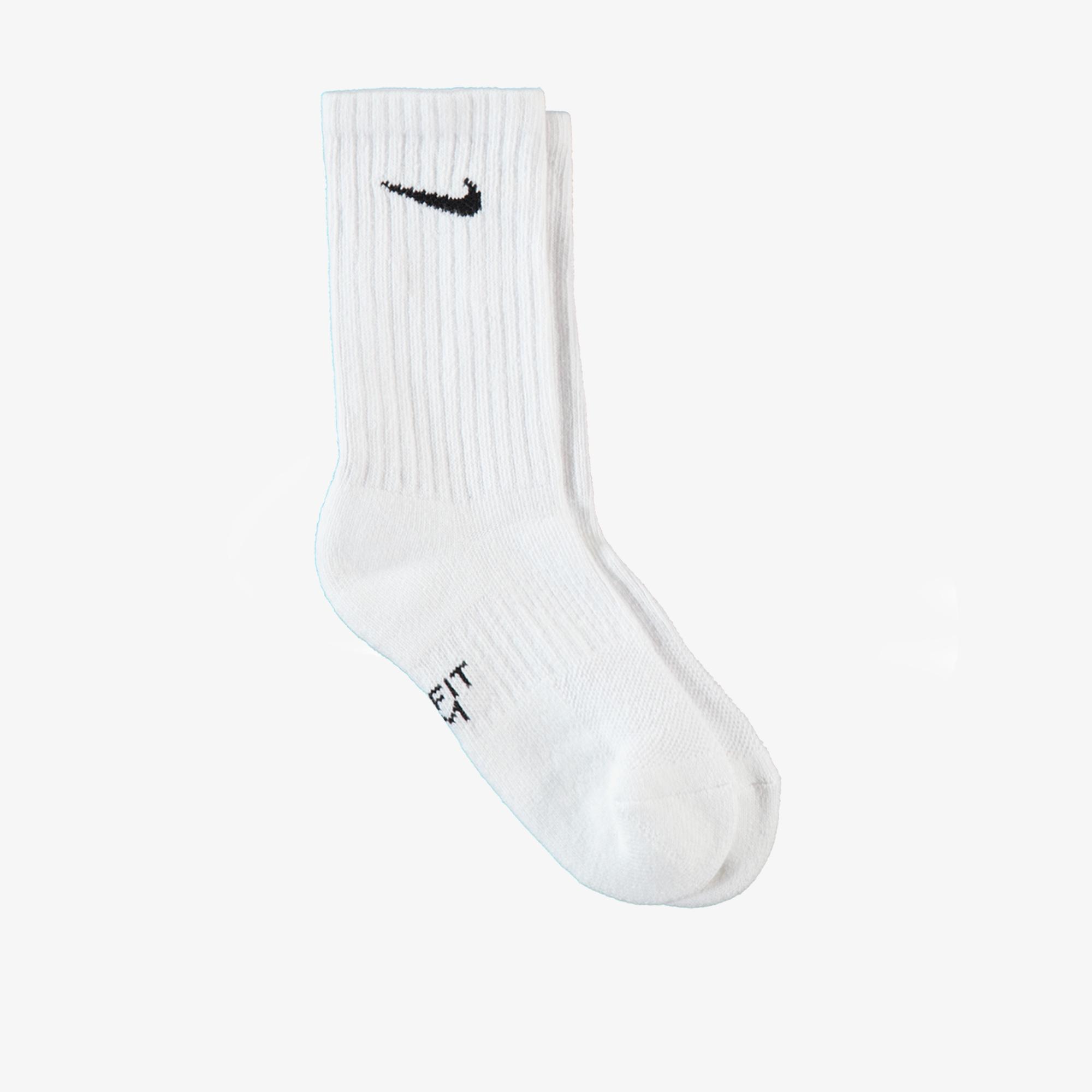 Nike Everyday 3'lü Çocuk Beyaz Çorap