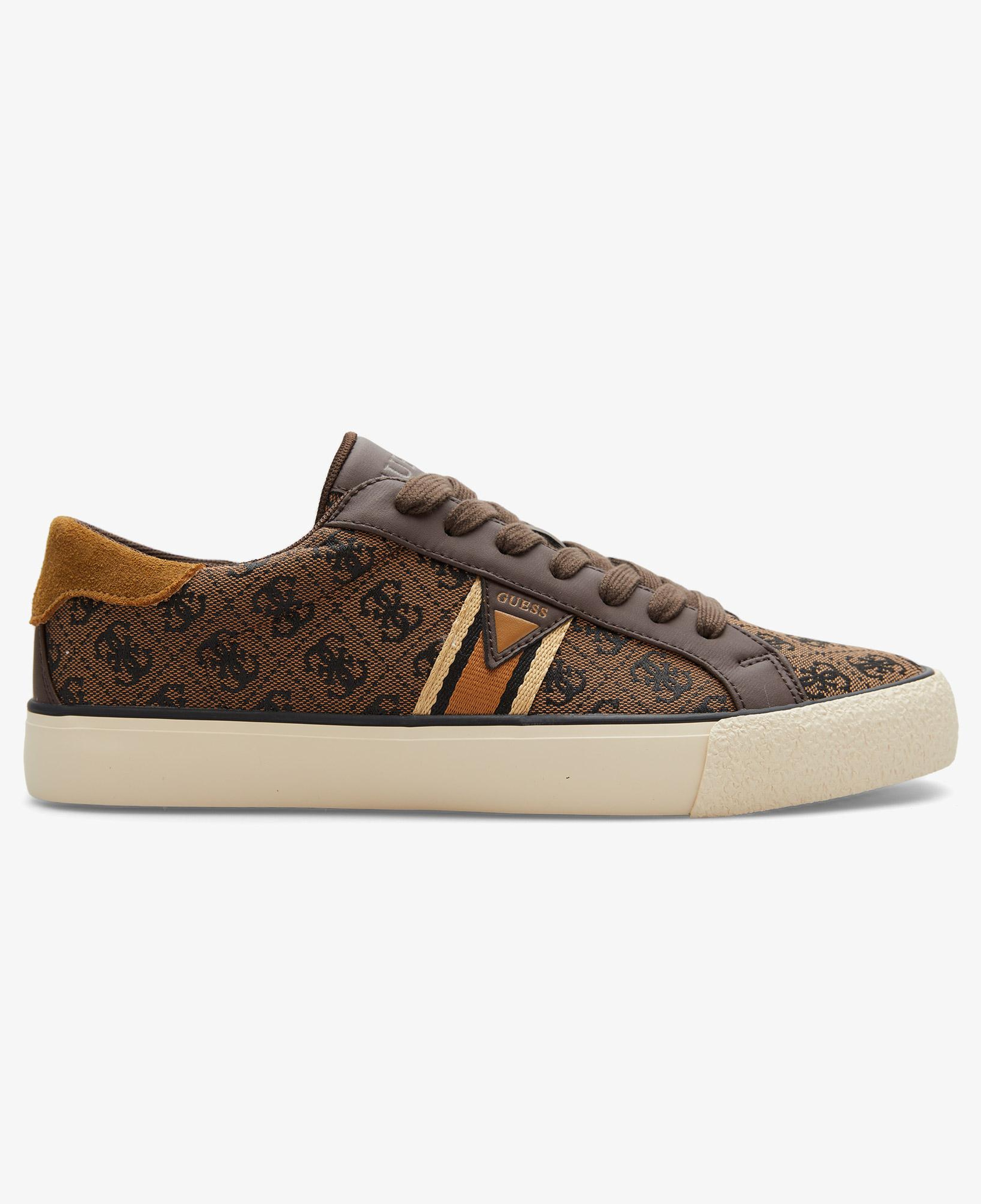 Guess Davor Deri Erkek Kahverengi Sneaker