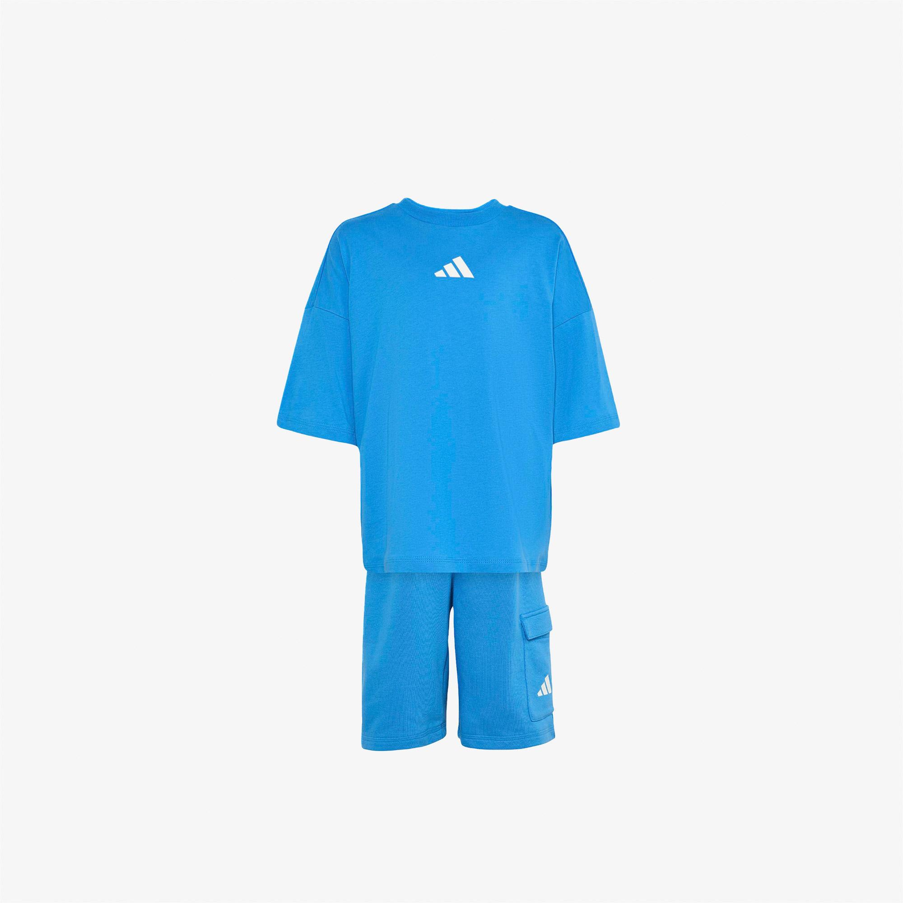 adidas Tiro Çocuk Mavi Eşofman Takımı