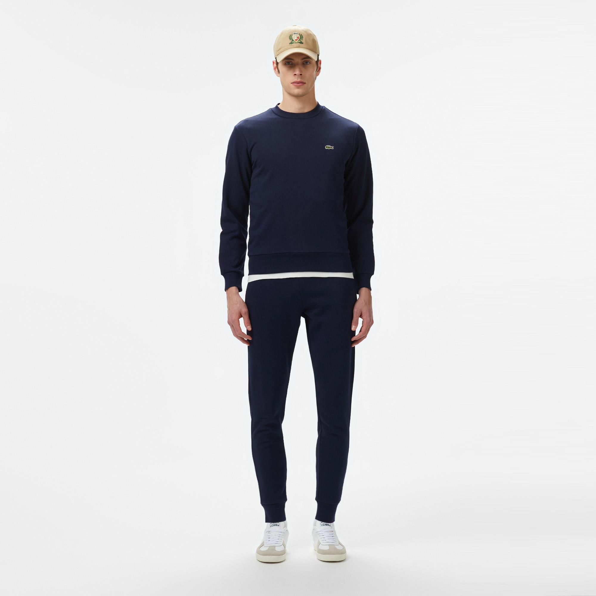 Erkek Slim Fit Organik Pamuk Lacivert Eşofman Altı