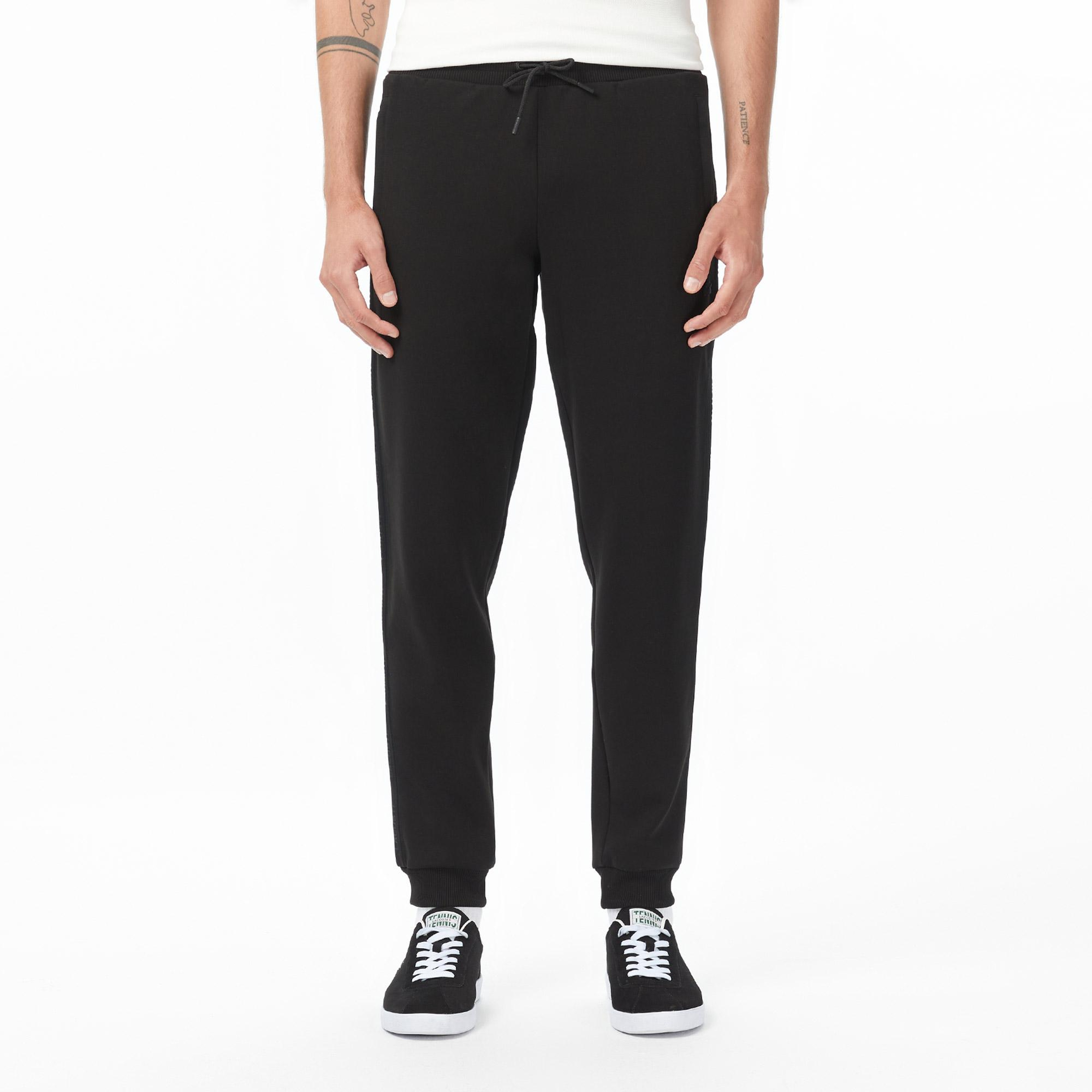 Erkek Relaxed Fit Siyah Eşofman Altı