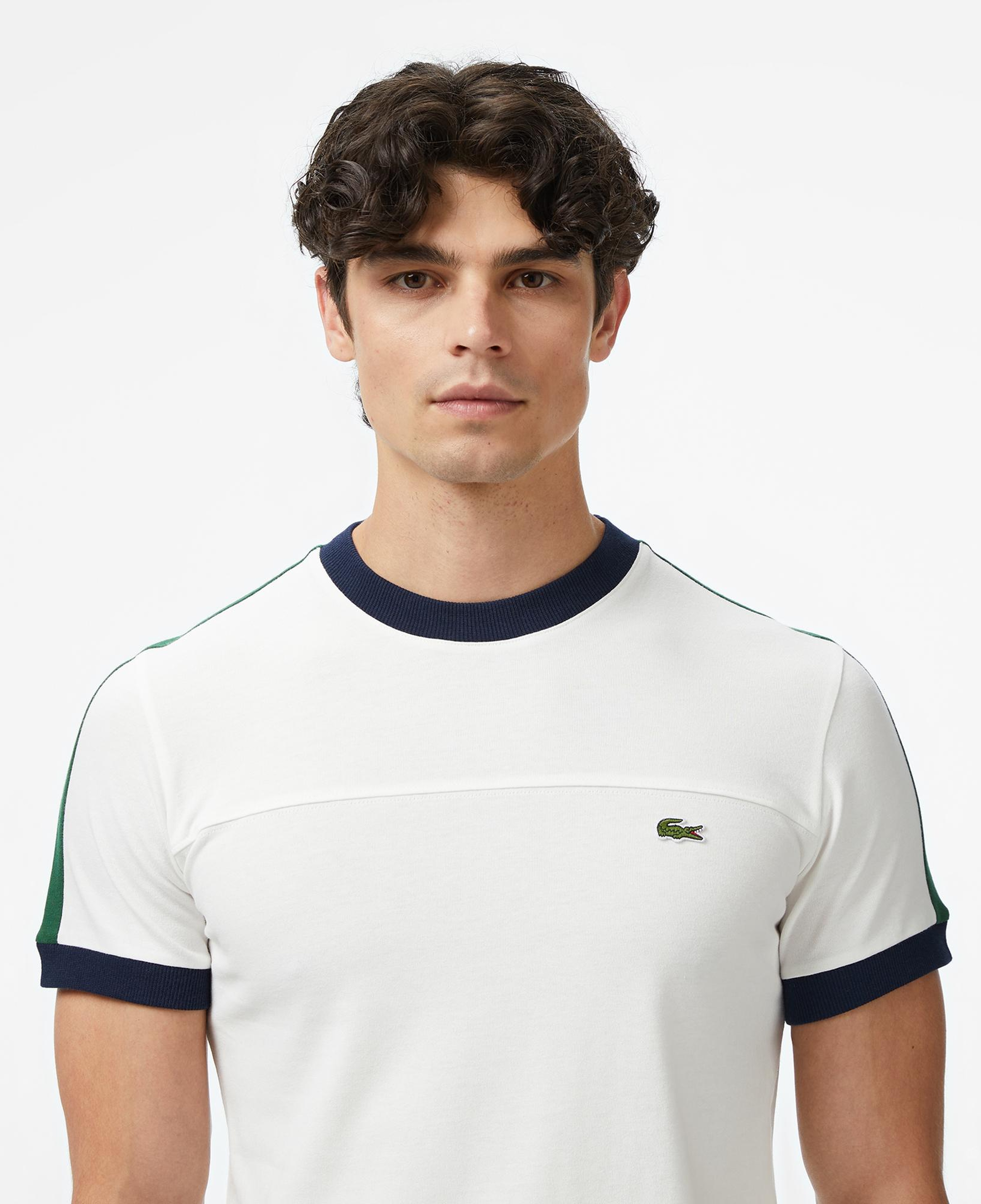 Erkek Regular Fit Bisiklet Yaka Beyaz T-Shirt