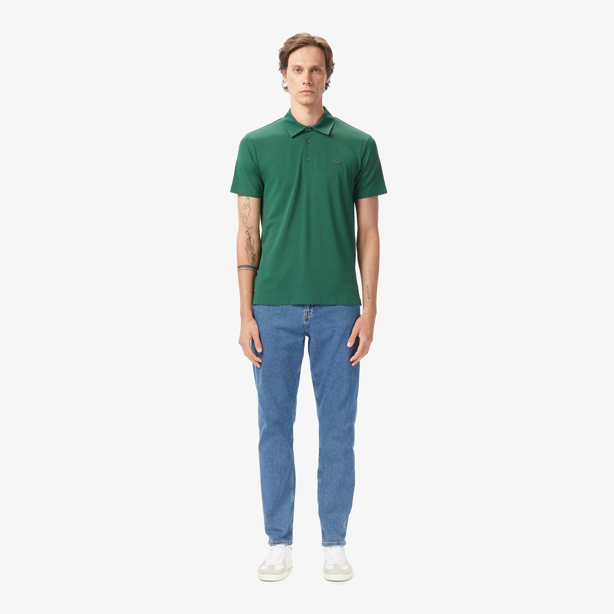 Erkek Regular Fit Yeşil Polo