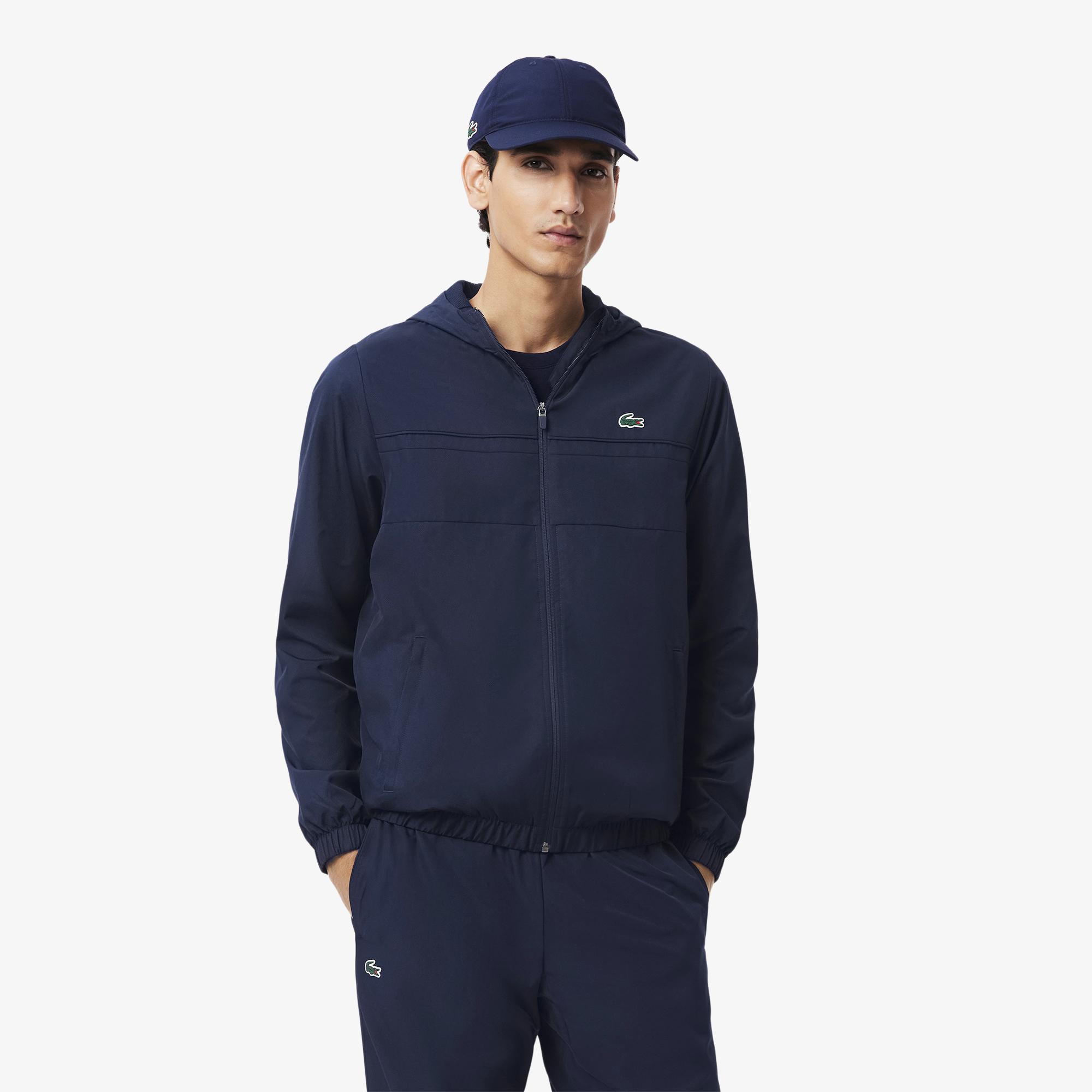 Erkek Regular Fit Kapüşonlu Lacivert Eşofman Takımı