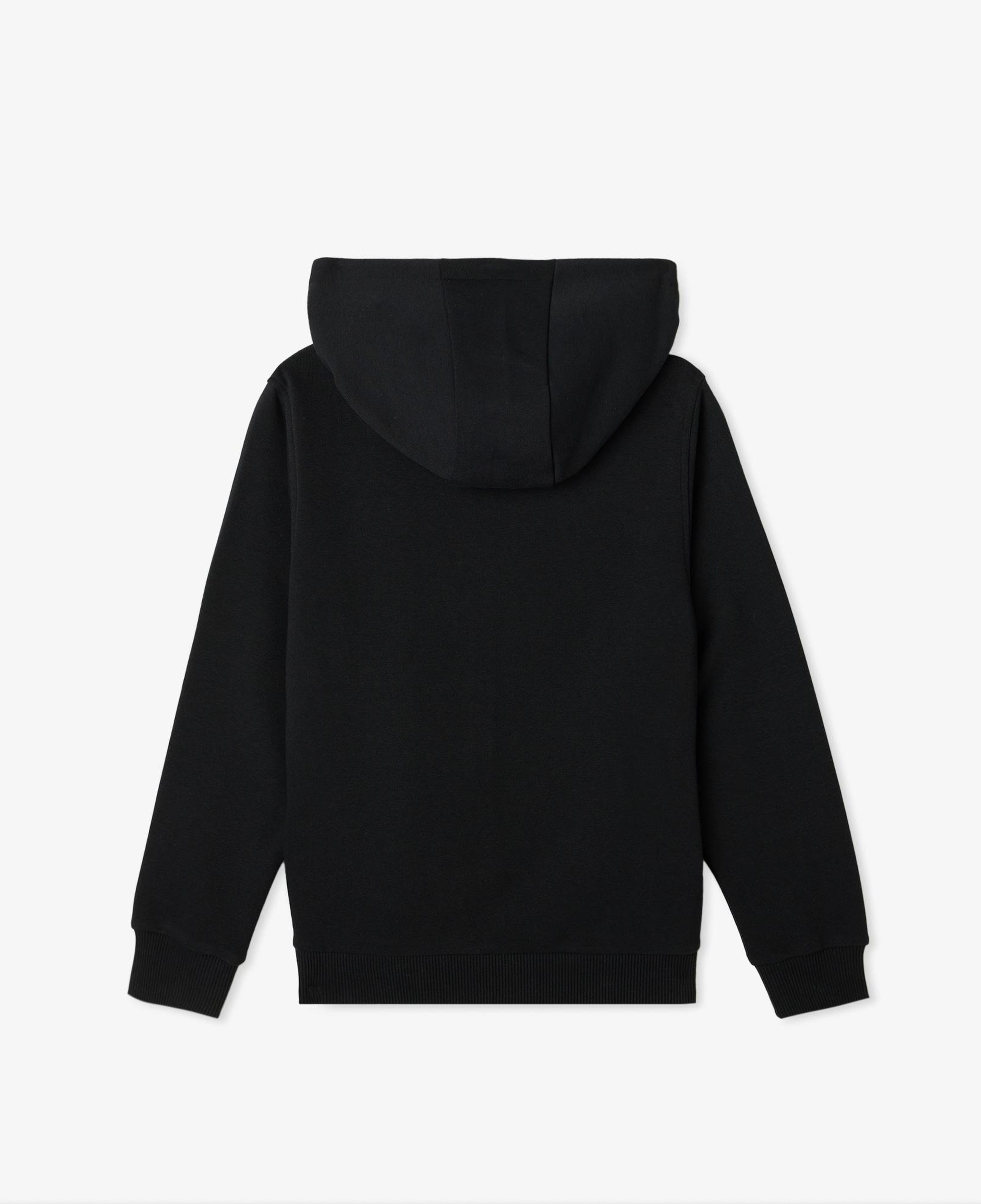 Çocuk Kapüşonlu Siyah Sweatshirt