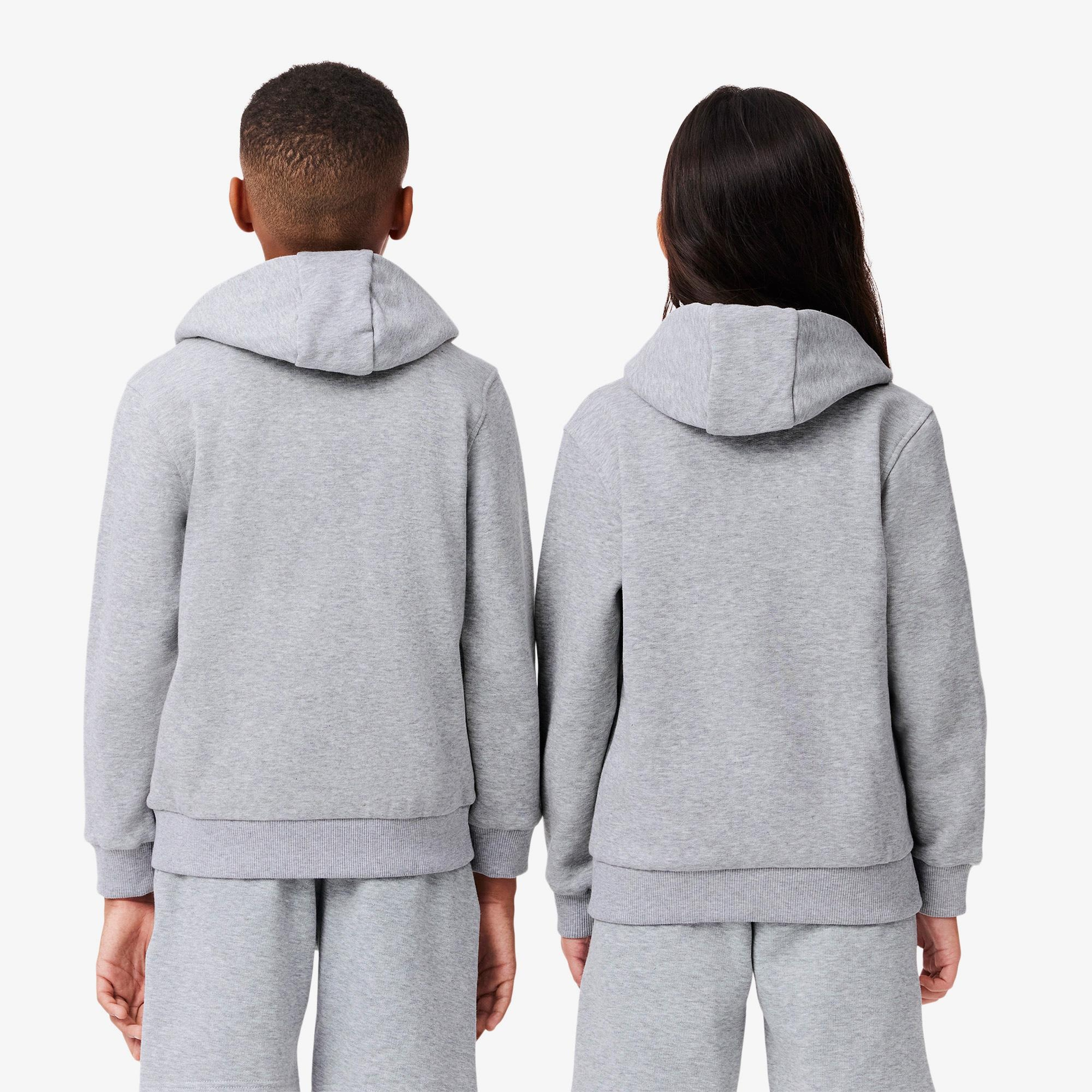 Çocuk Kapüşonlu Gri Sweatshirt