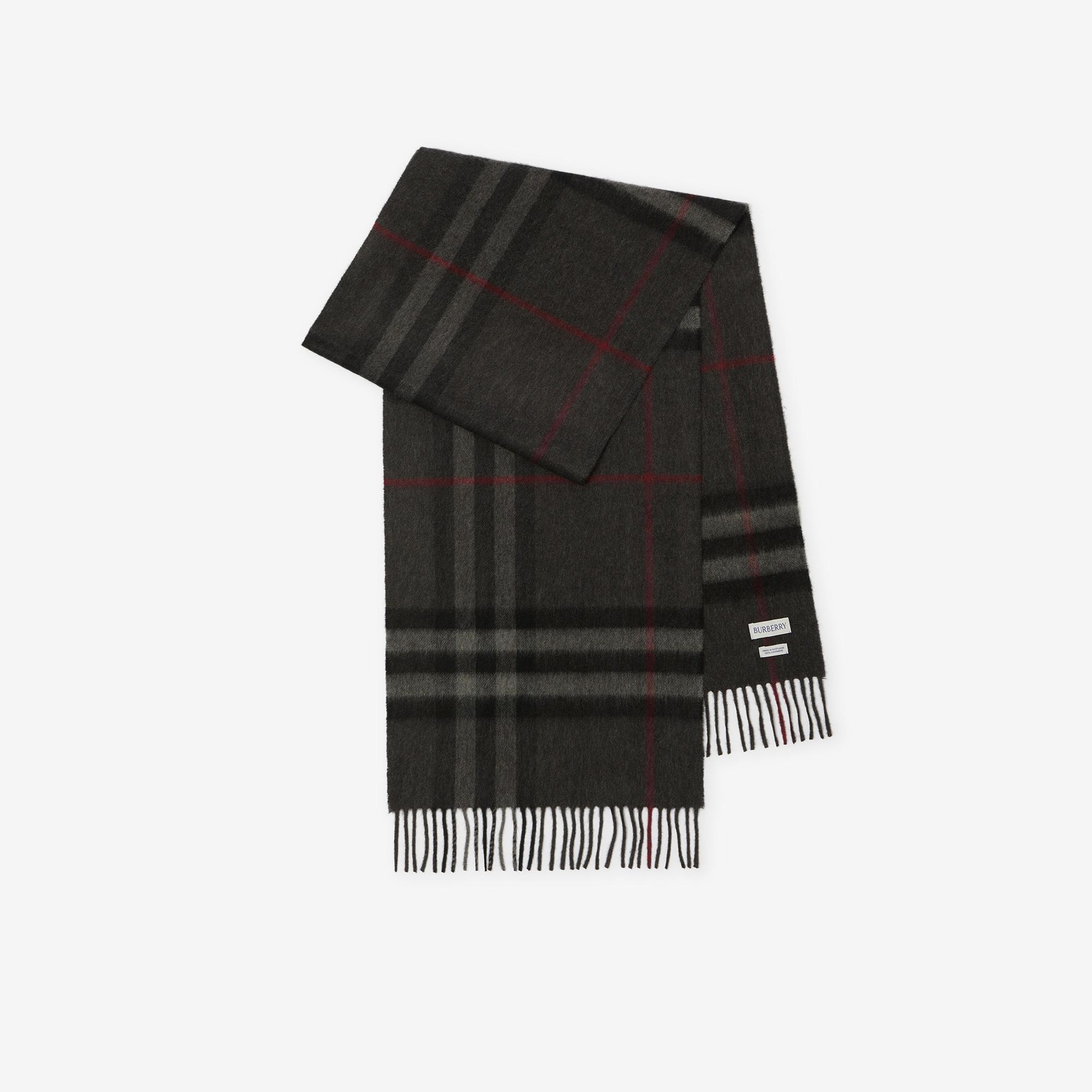 Burberry Giant Check Kadın Antrasit Atkı