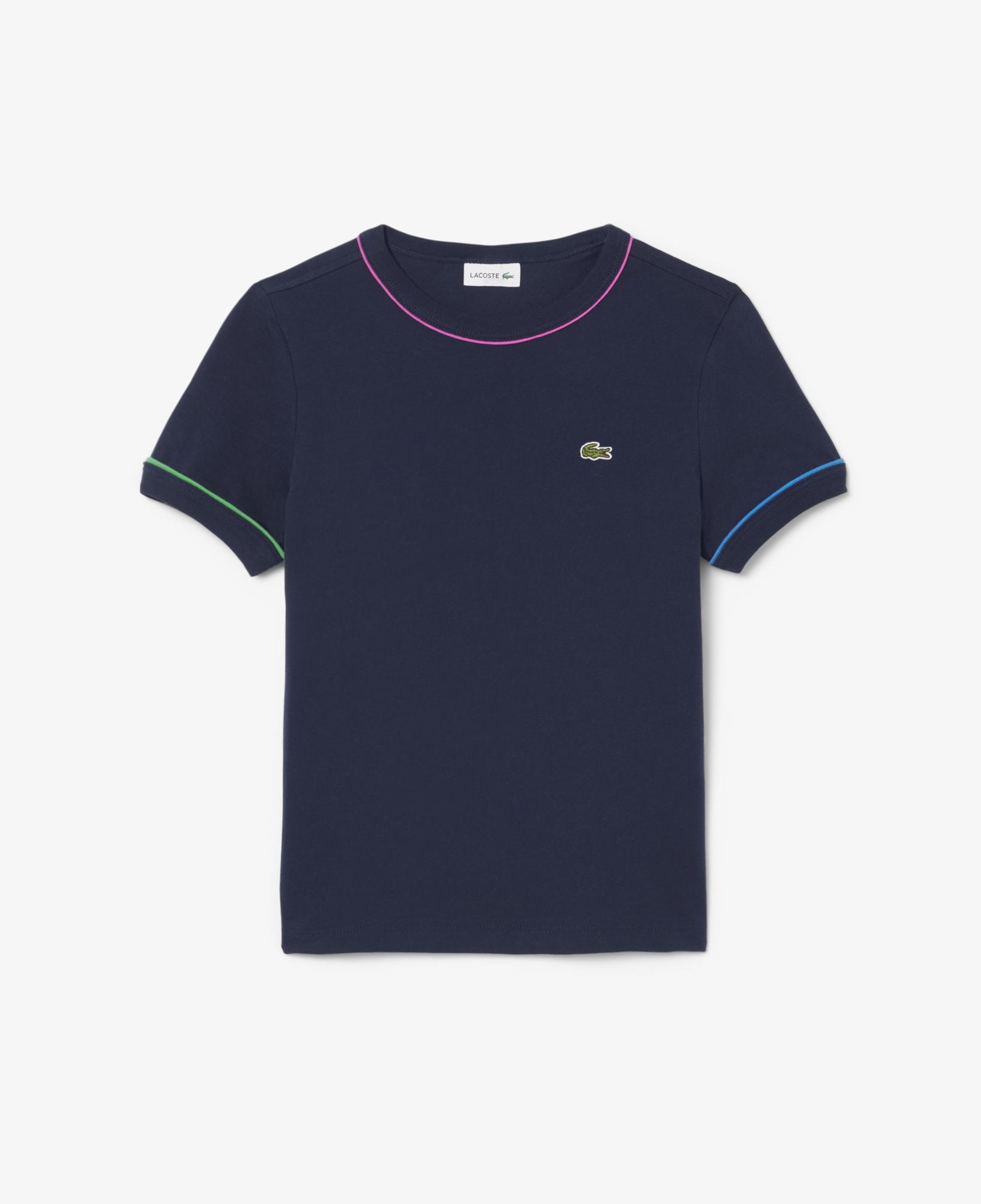 Lacoste Çocuk Bisiklet Yaka Lacivert T-Shirt