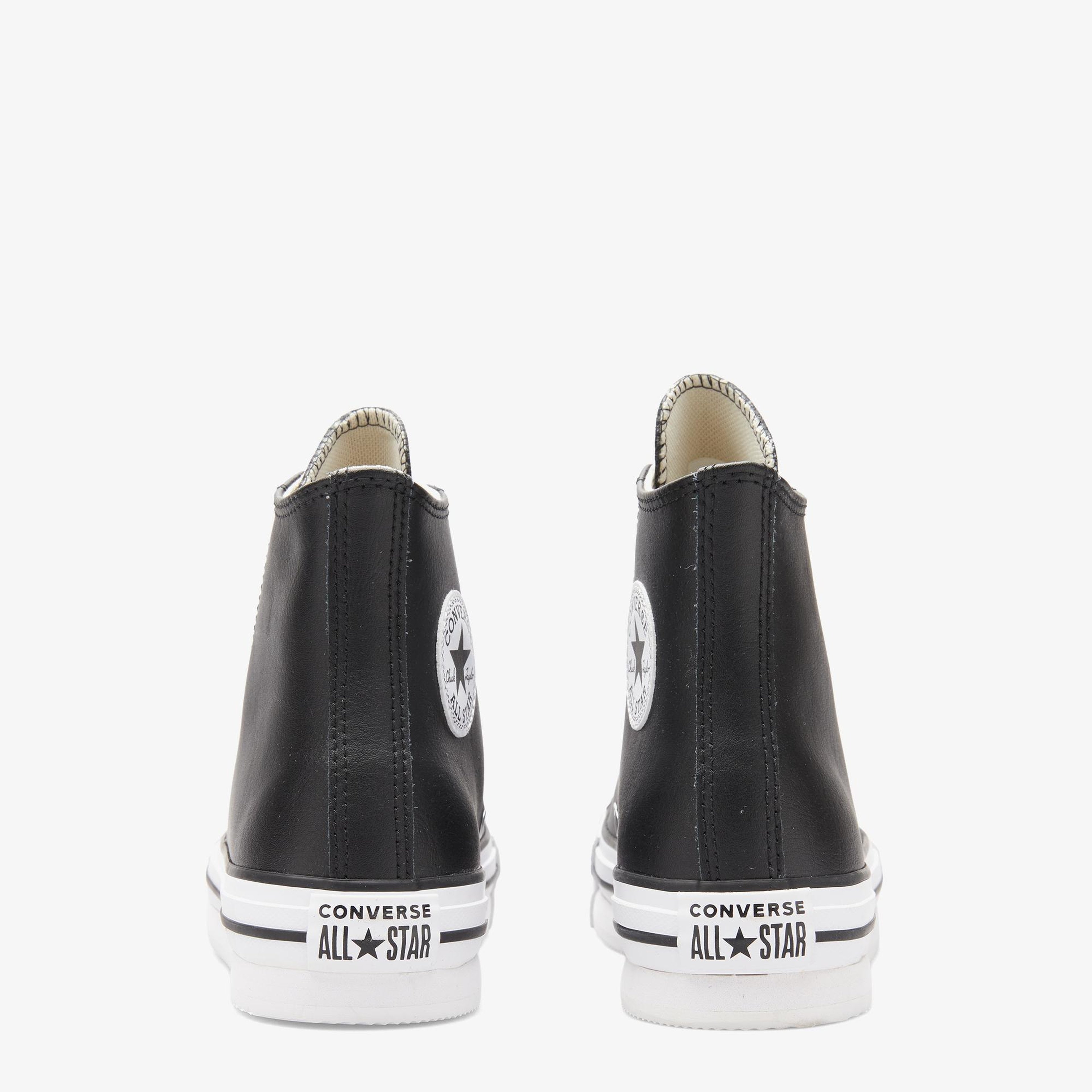 Converse Chuck Taylor All Star EVA Lift Genç Siyah Deri Sneaker