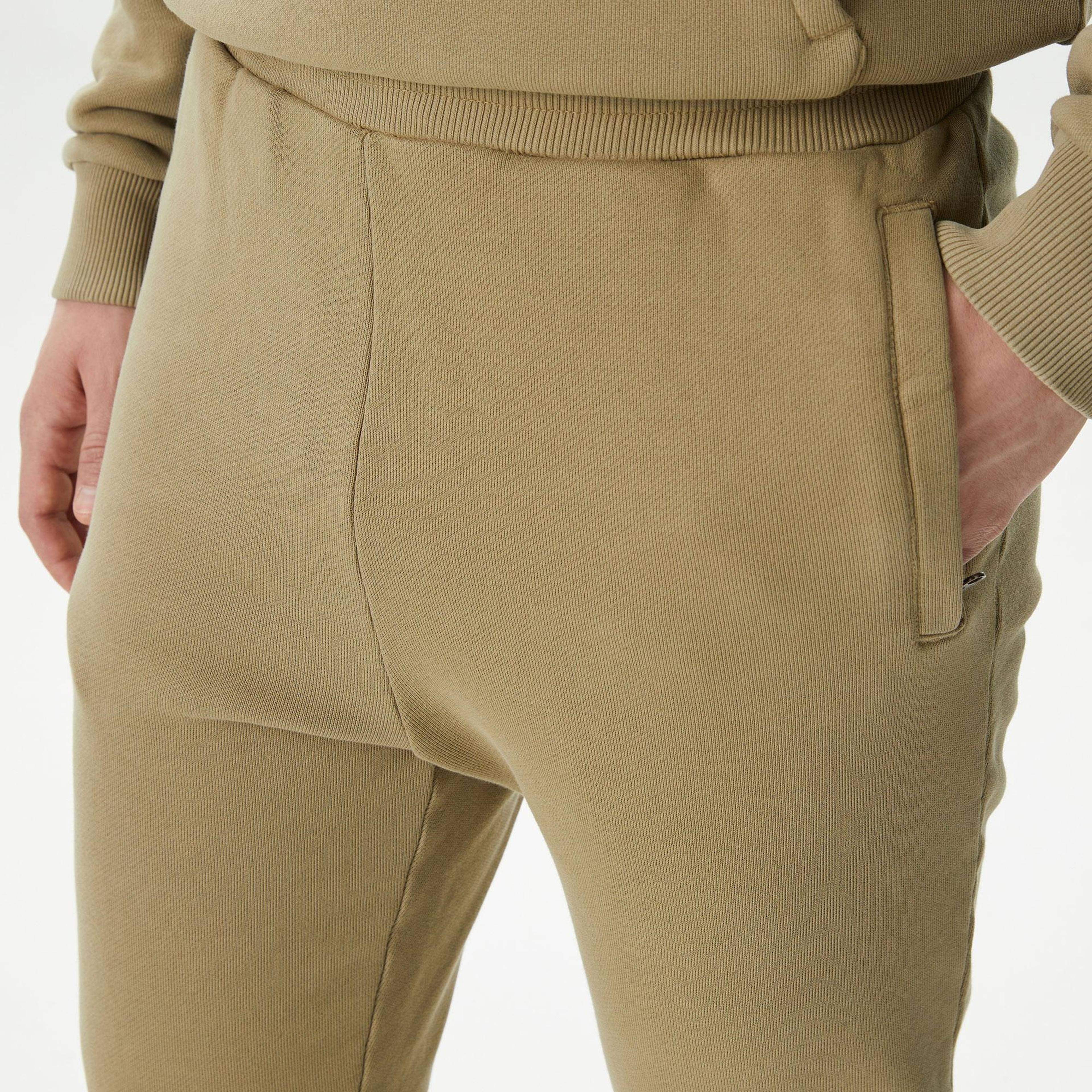 Erkek Relaxed Fit Bej Eşofman Altı