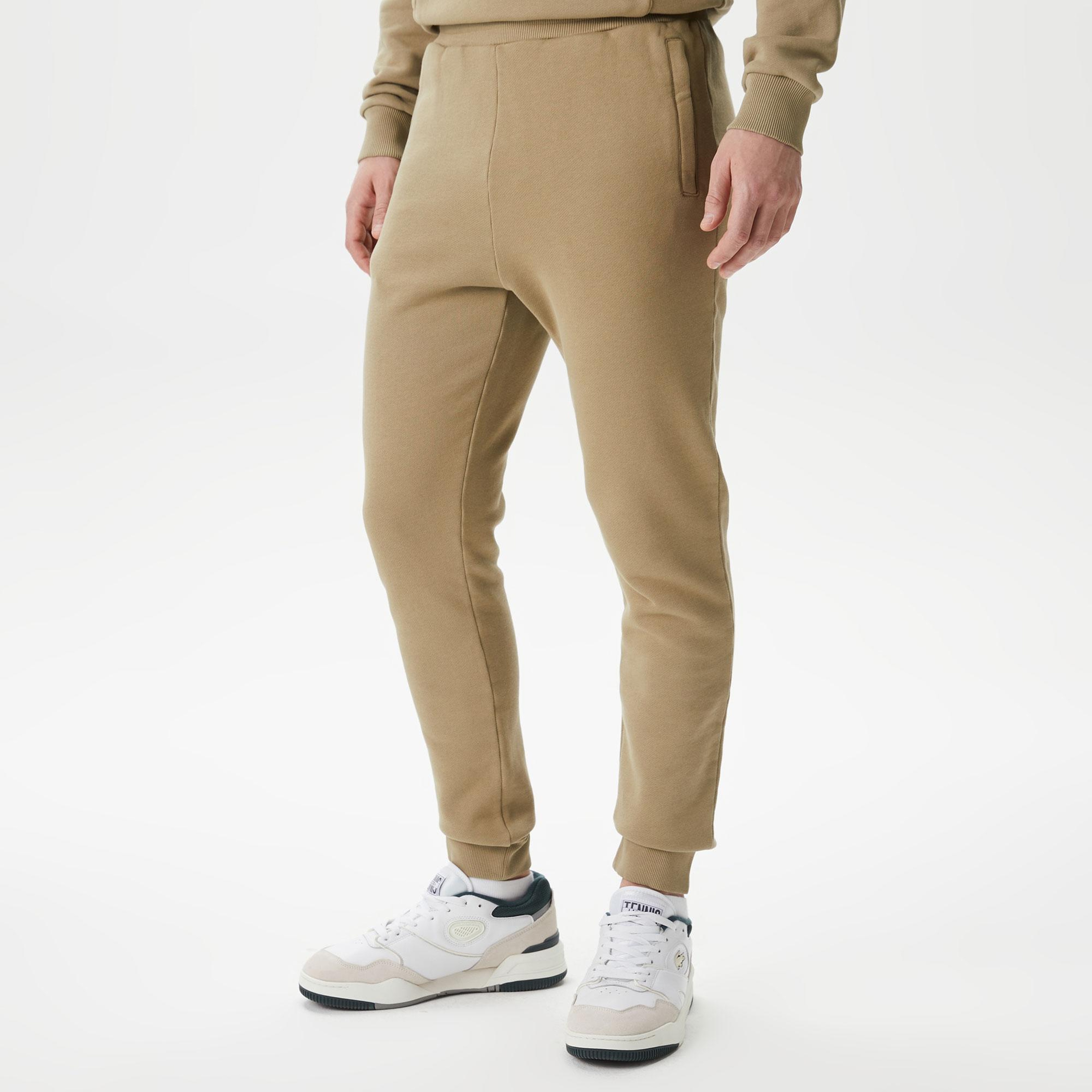 Erkek Relaxed Fit Bej Eşofman Altı