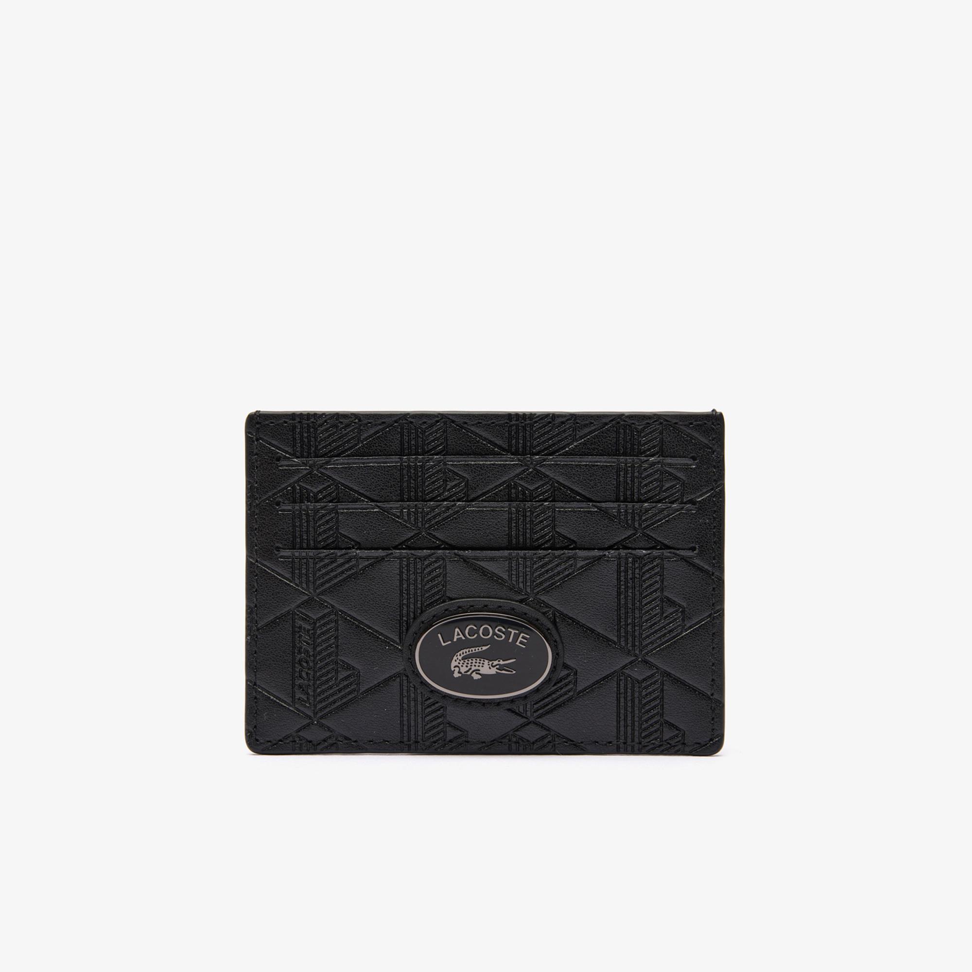 Erkek Monogram Siyah Kartlık