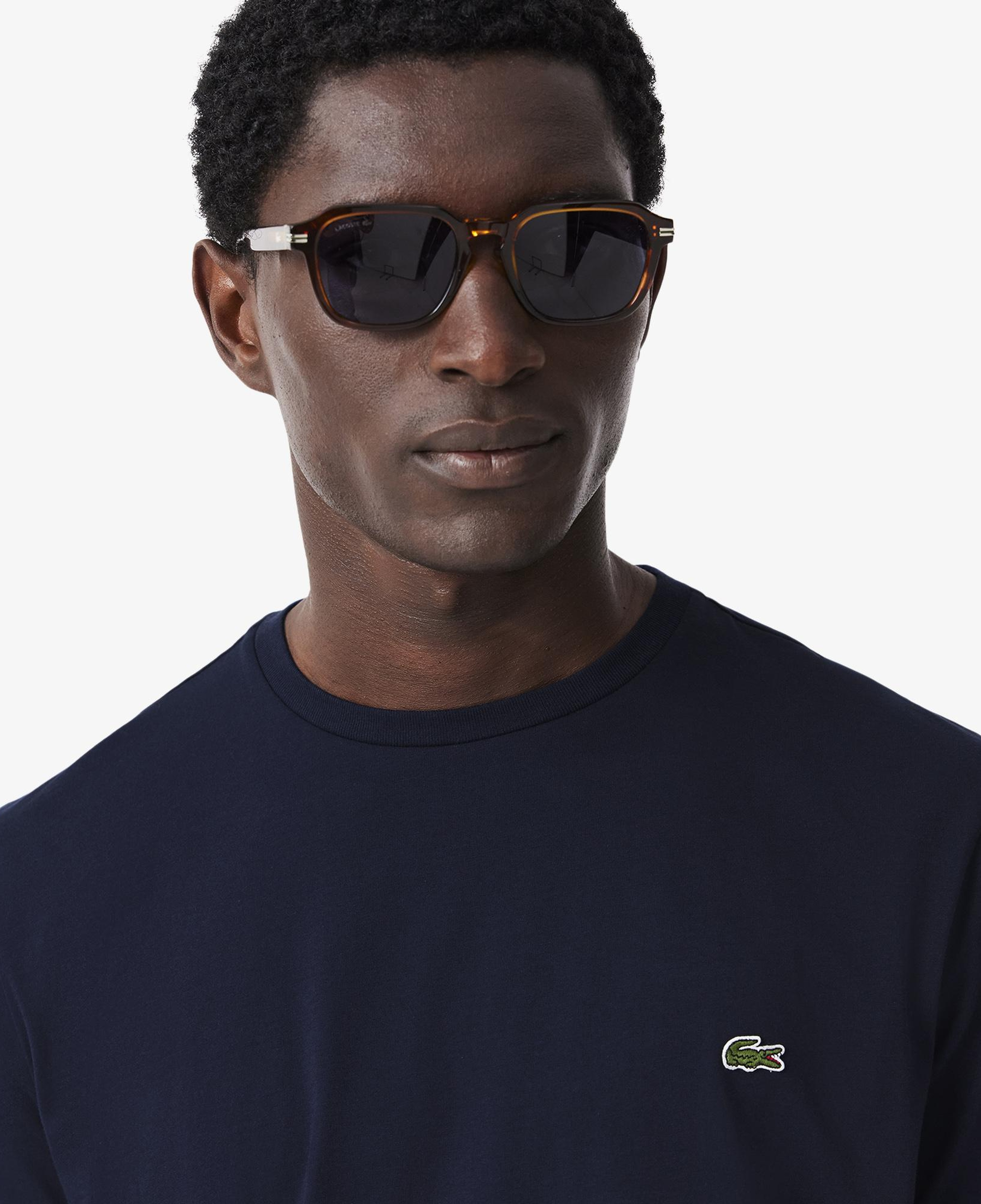 Erkek Regular Fit Bisiklet Yaka Lacivert T-Shirt