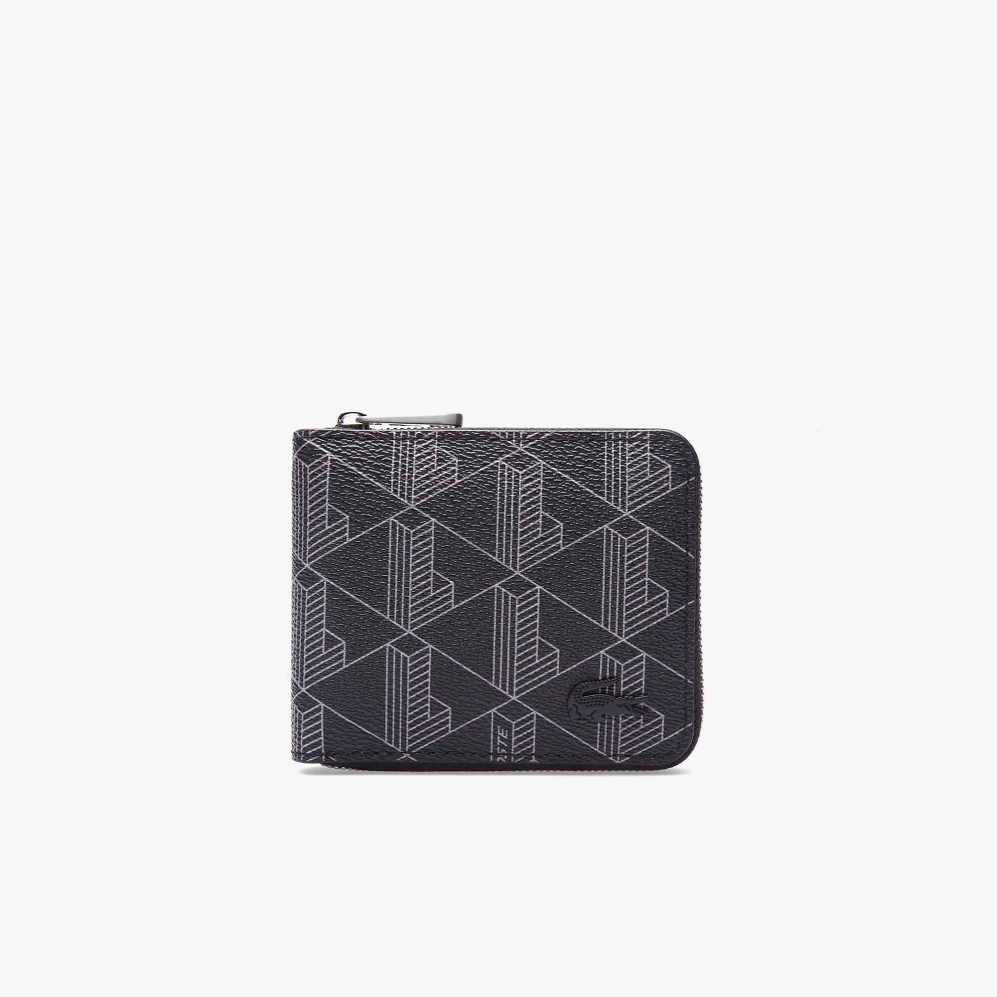 The Blend Erkek Monogram Siyah Cüzdan