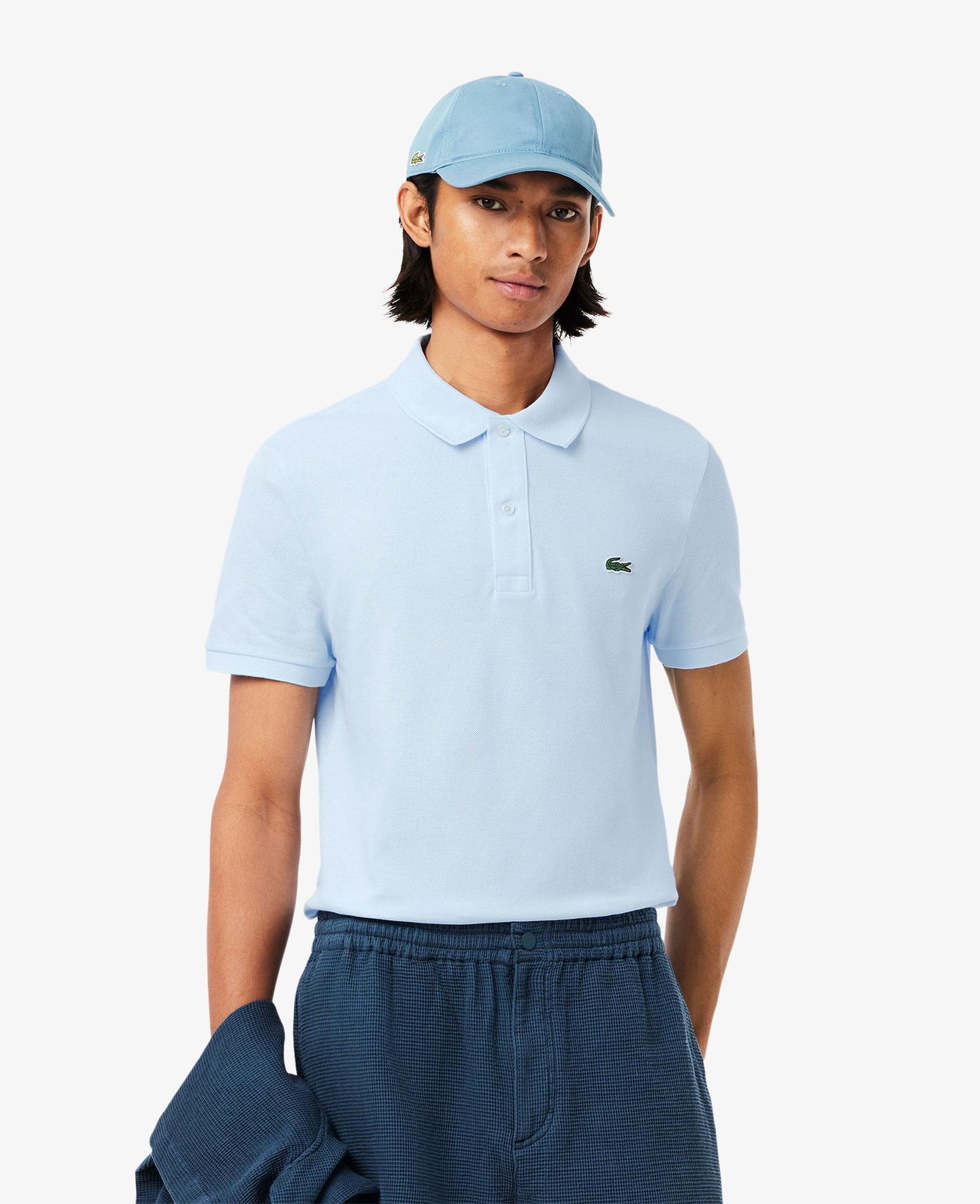 L.12.12 Erkek Slim Fit Mavi Polo