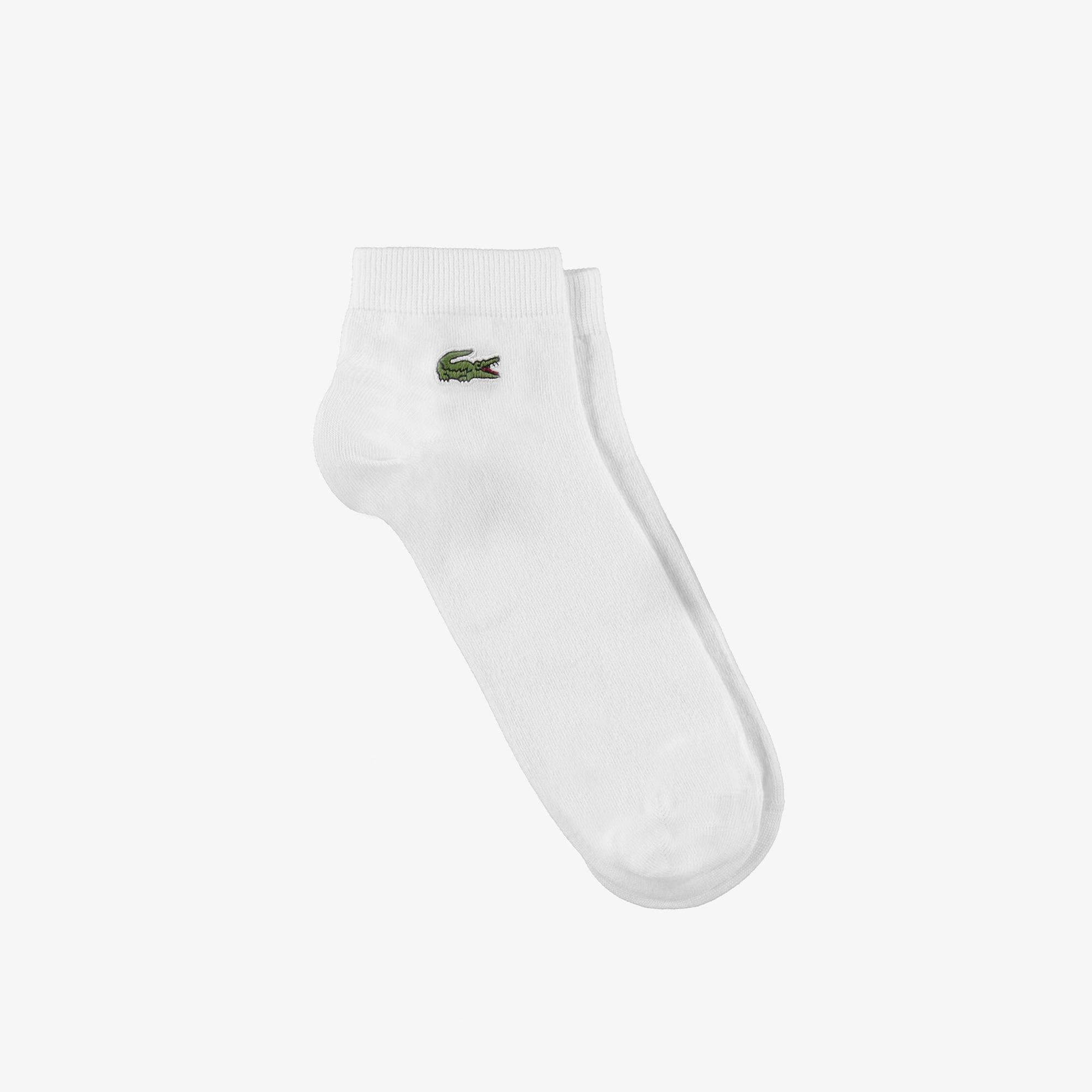 Unisex 3'lü Beyaz Çorap