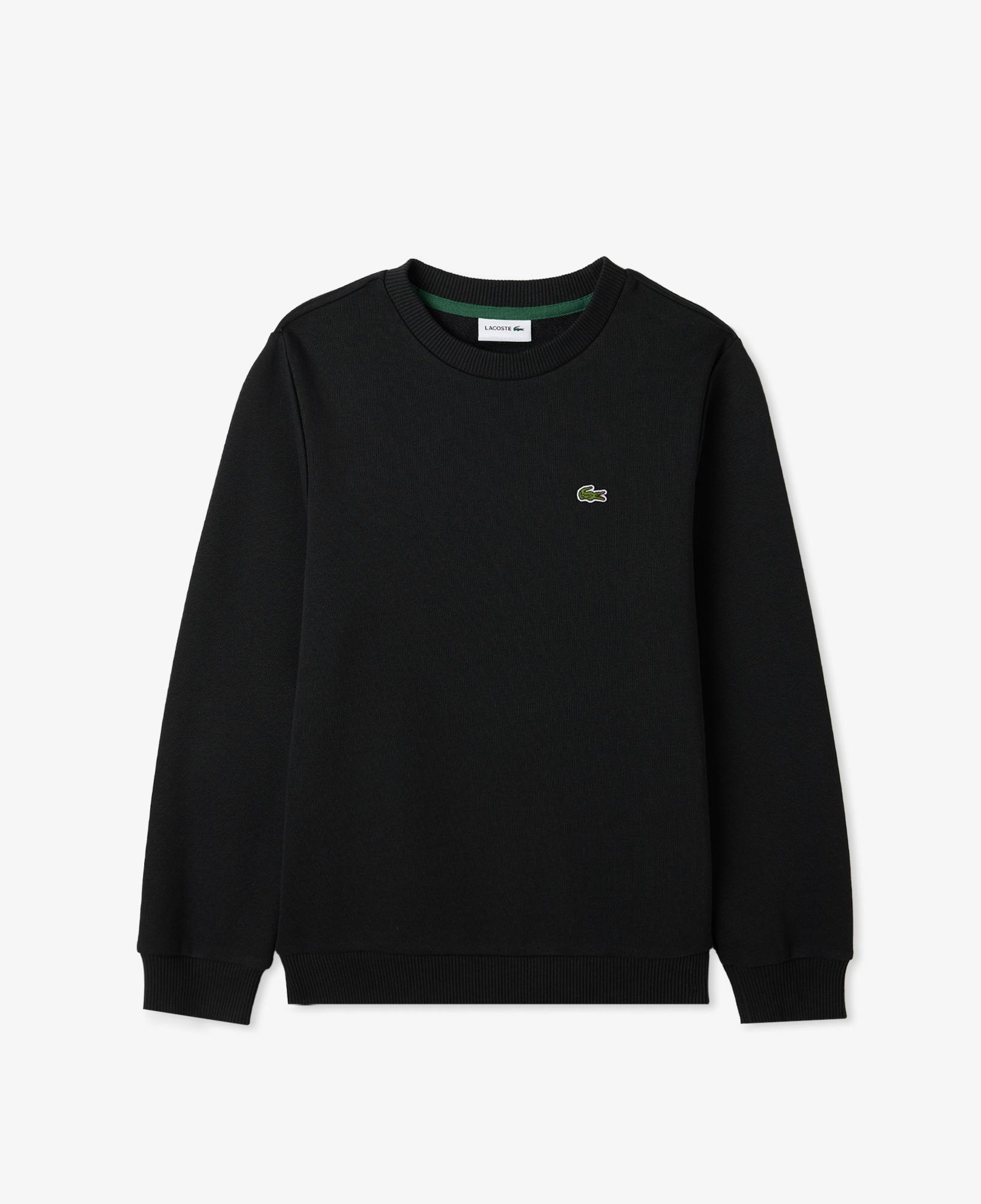 Çocuk Bisiklet Yaka Siyah Sweatshirt