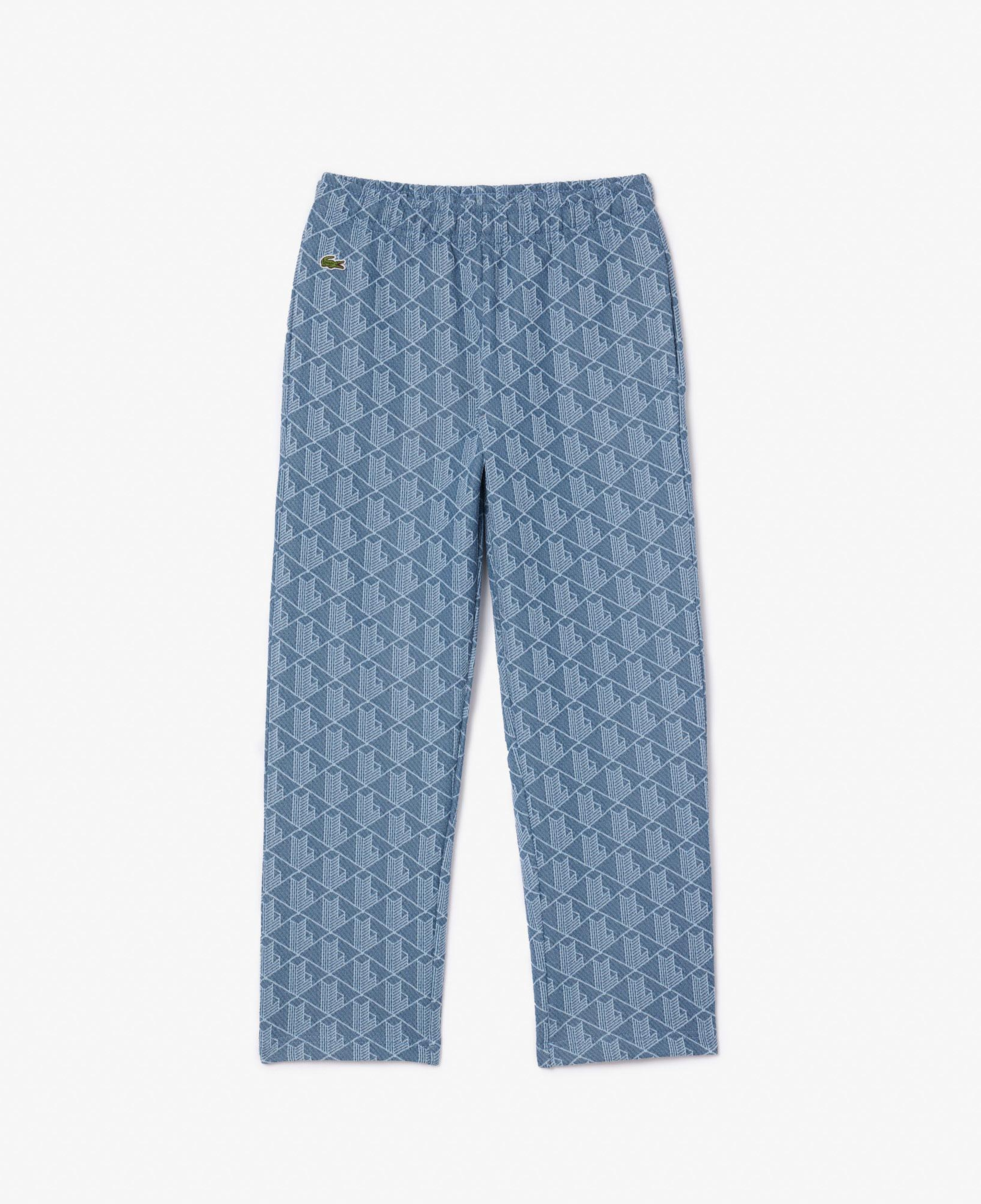 Çocuk Monogram Mavi Eşofman Altı